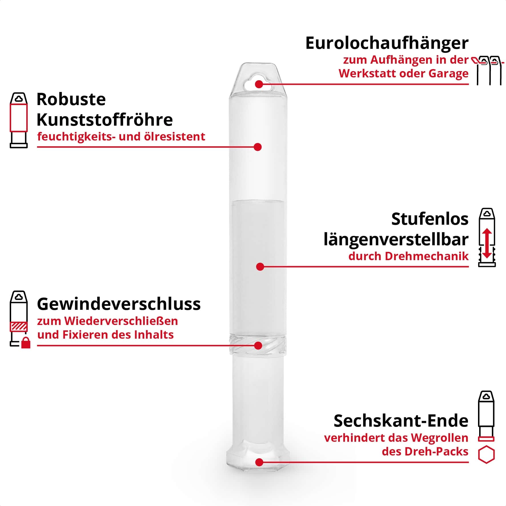 EINHELL SDS-Max Meißel-Set 190110, 400 mm, 3-teilig