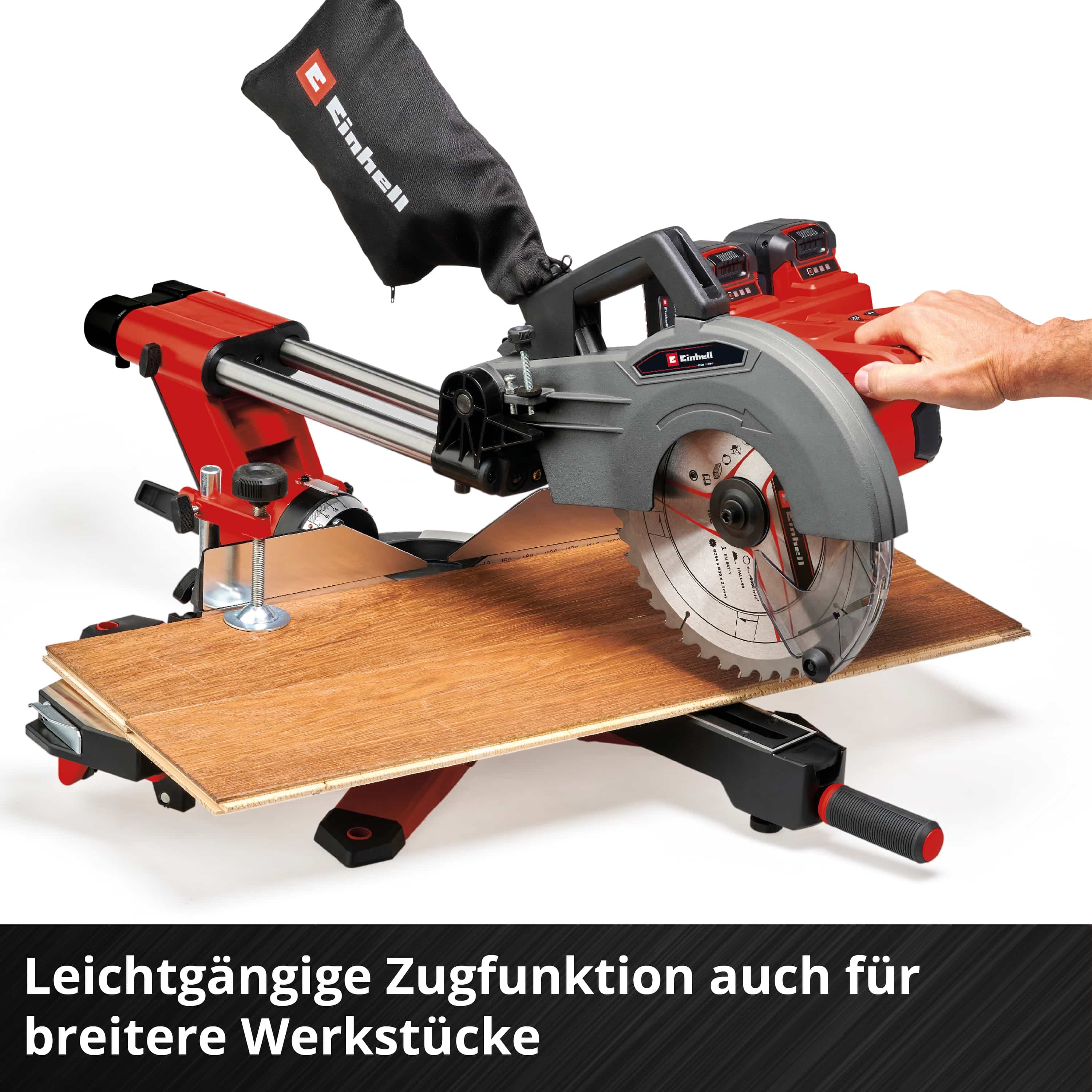 EINHELL Akku-Zug-Kapp-Gehrungssäge TE-SM 36/10 L Li-Solo