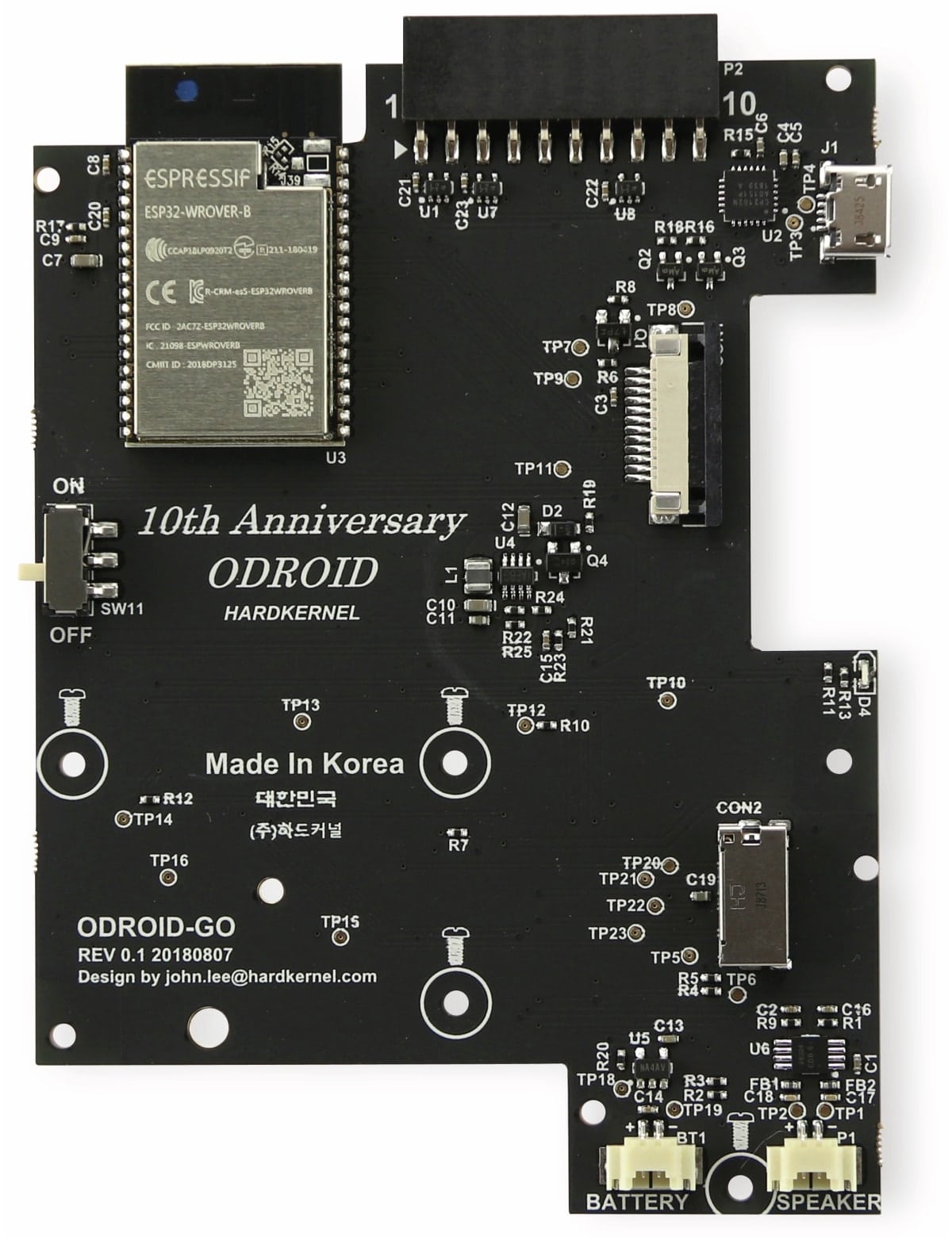 ODROID-GO Mobile Spielekonsole Kit