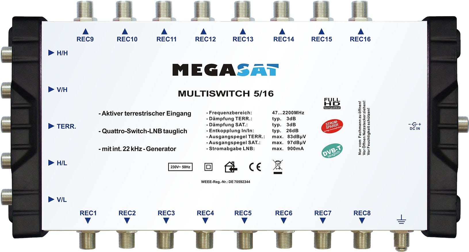 MEGASAT Multischalter 5/16 0600152