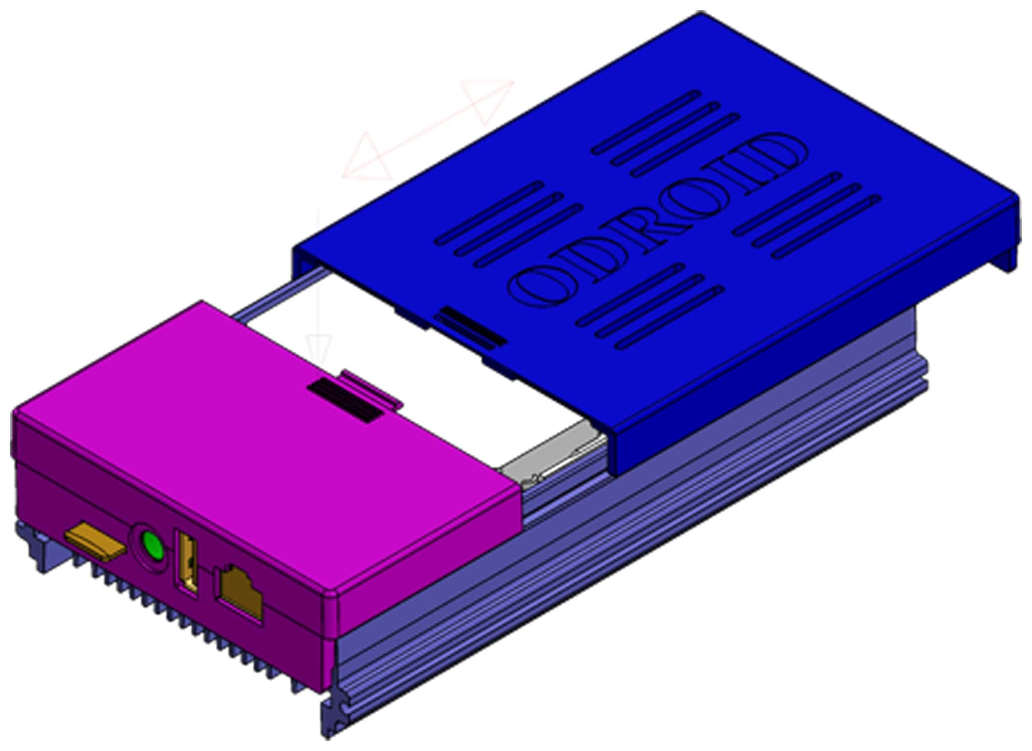 ODROID-HC1 Gehäuse, transparent