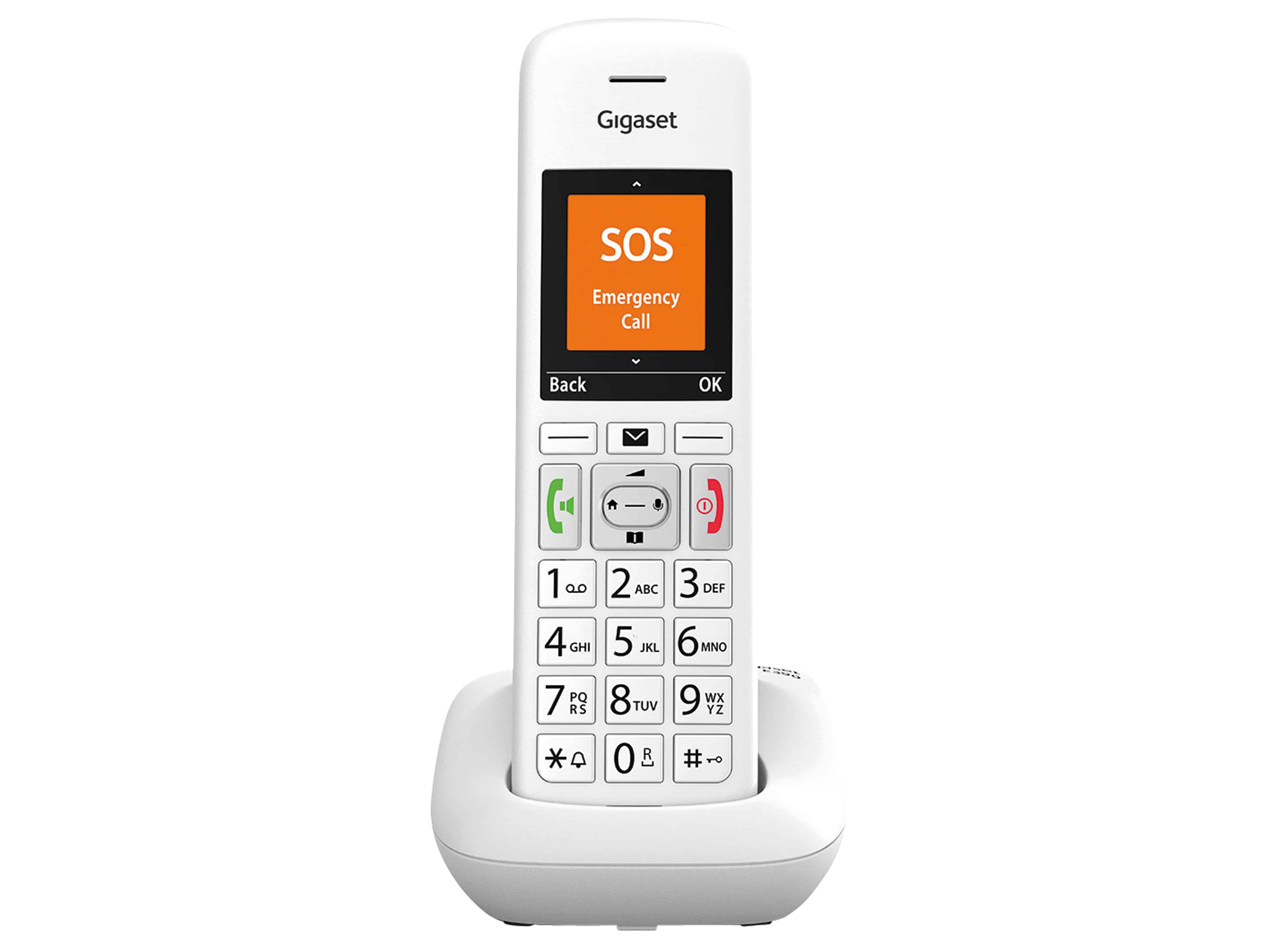 GIGASET DECT-Telefon E390 weiß
