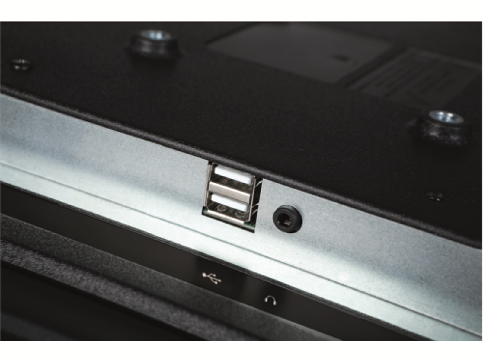HANNspree Monitor HL320UPB, 31,5", EEK: E (A bis G), VGA, HDMI, 8ms, SP, USB-MP