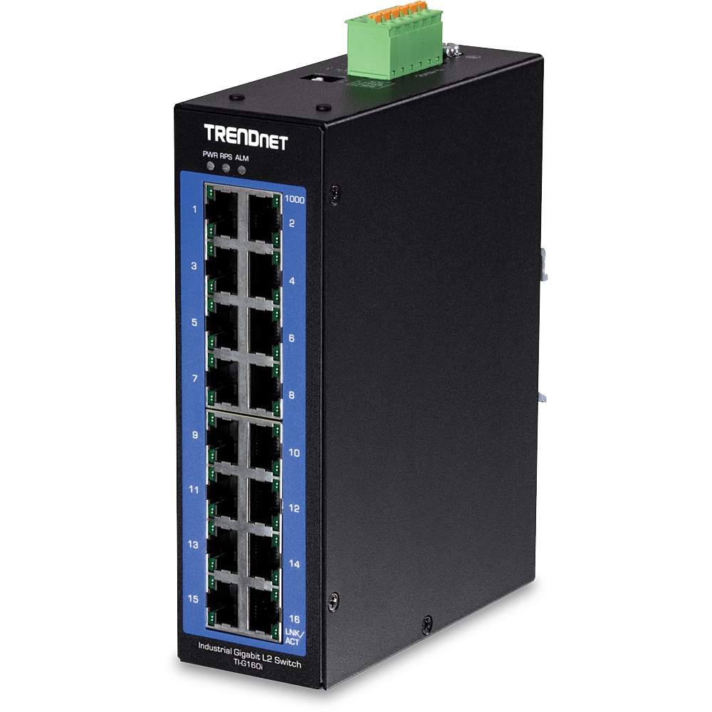 TRENDNETt Switch 16 Port Industrial Gigabit L2 