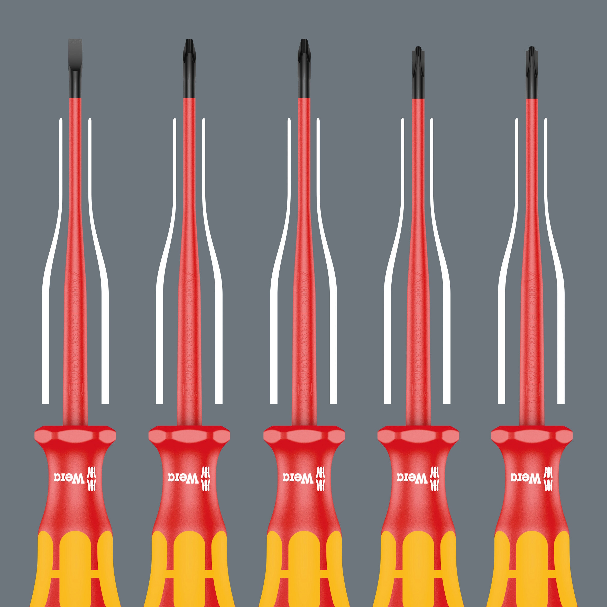 WERA Schraubwerkzeug-Set, 9540 Kraftform XL Bottle Set, 05100028001, 17‑teilig