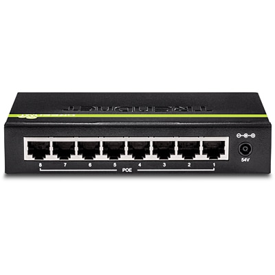 TRENDNET Switch 8 Port Gbit PoE+ 61W Metall