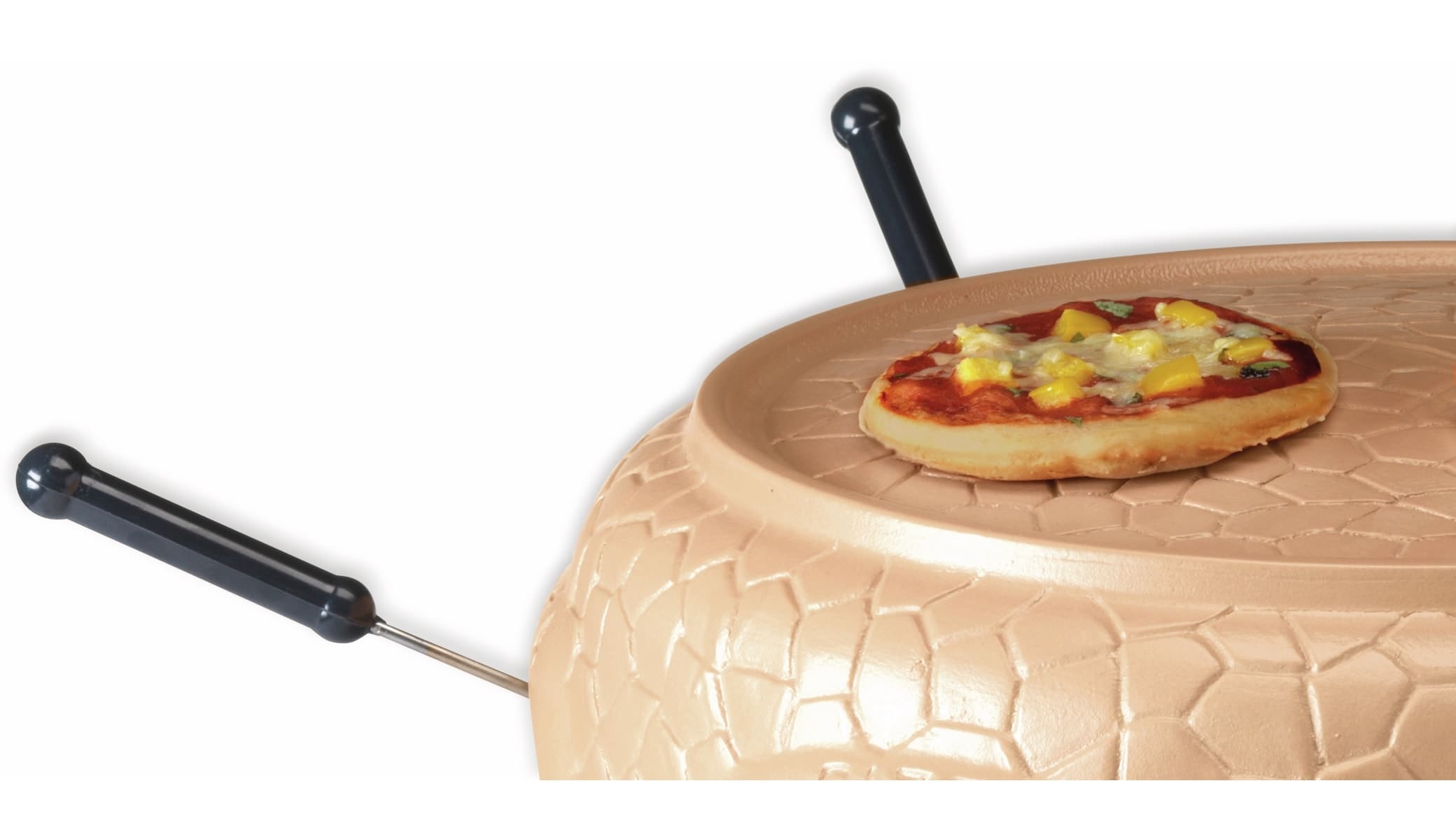 TREBS Pizza Ofen 99391, 1000 W, 6 Personen