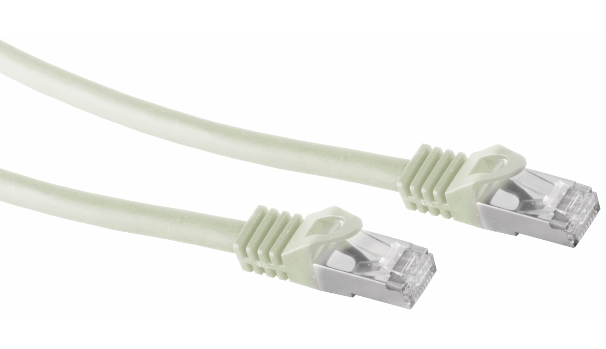 S-IMPULS RJ45 Patchkabel S/FTP (PIMF), m. CAT.7 Rohkabel, 50 m, grau