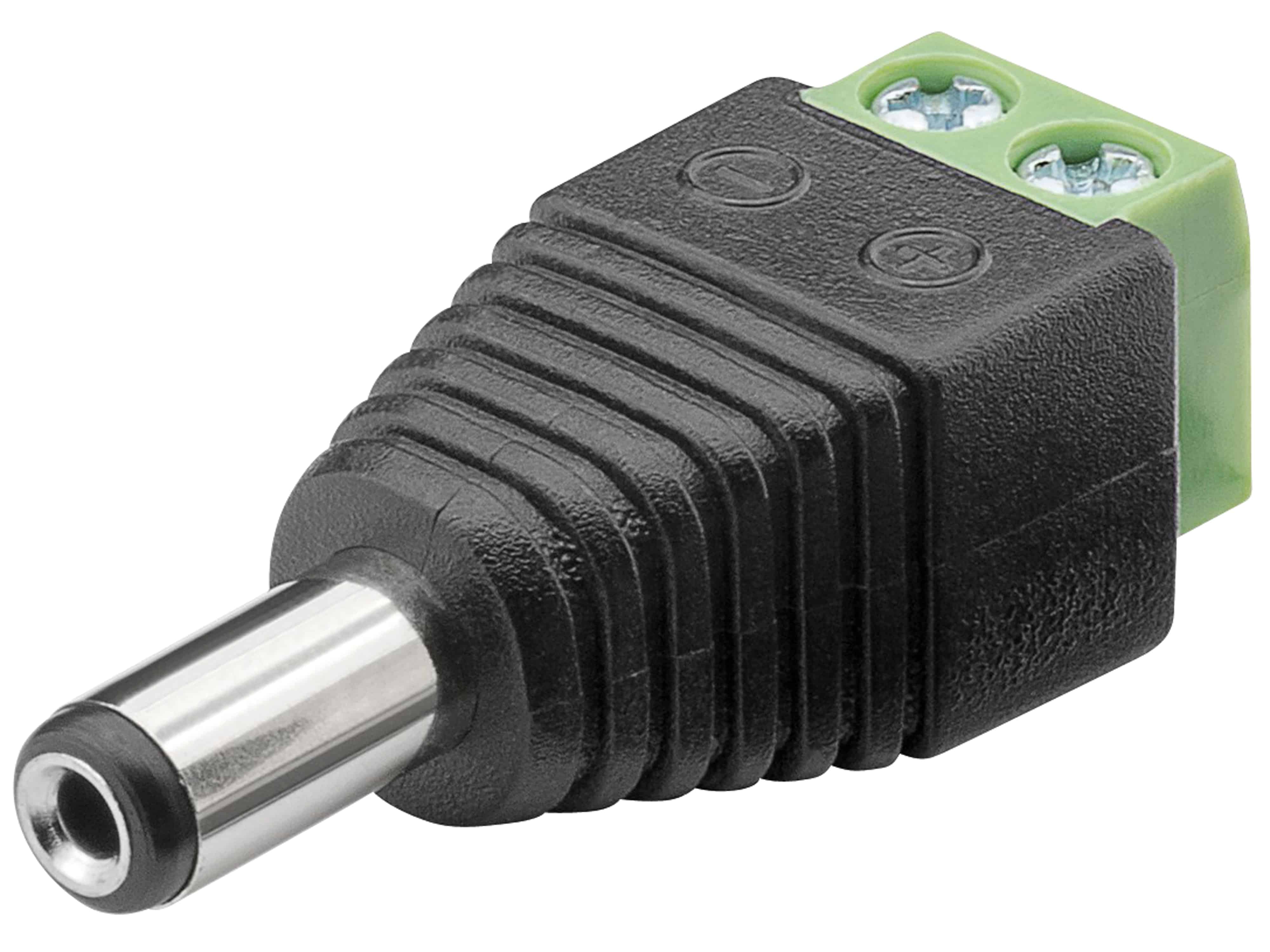 GOOBAY Terminal Block 76747, 2-pin auf DC-Stecker (5.50x2.10 mm)