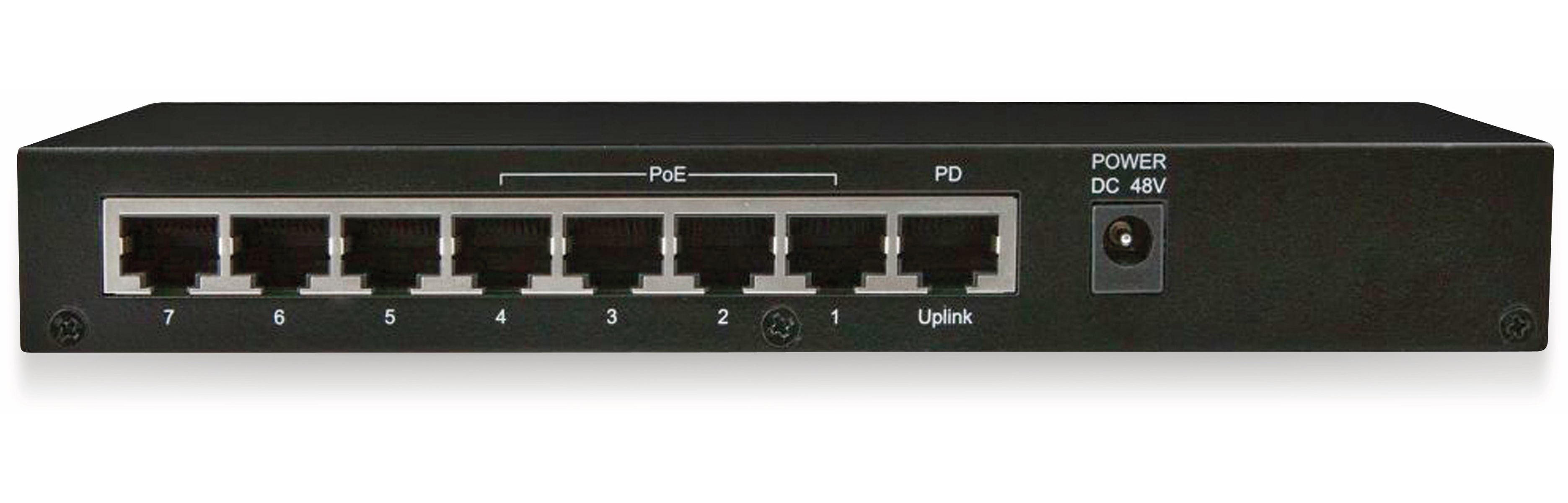 ALLNET Switch ALL-SG8208PD, unmanaged, 8-Port, Gigabit, PoE