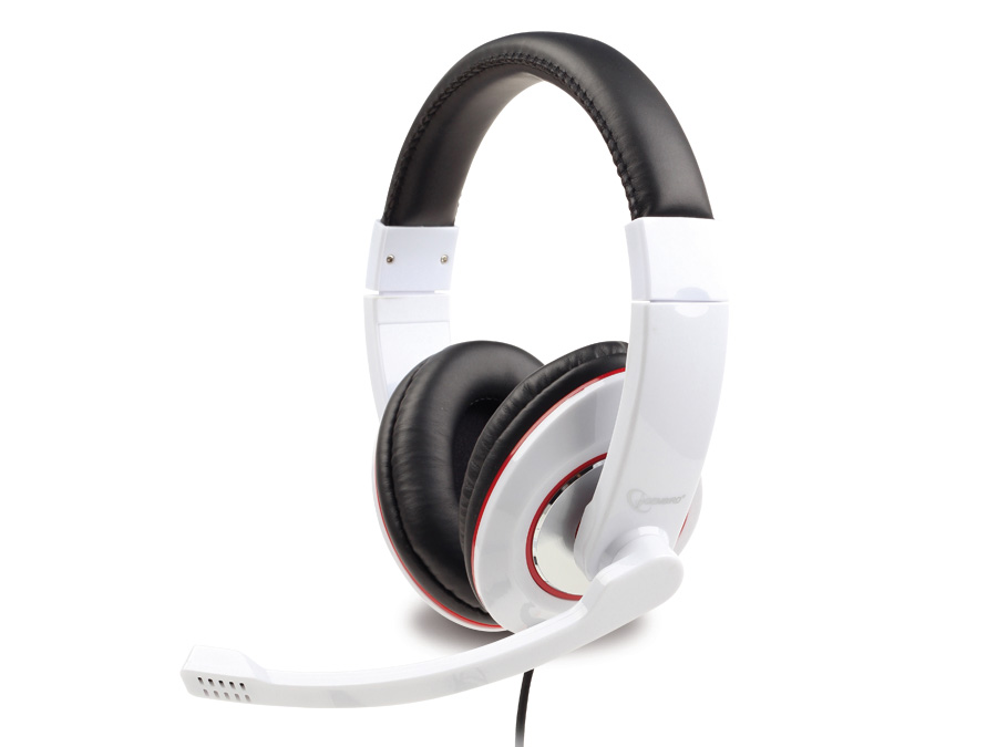 GEMBIRD Multimedia-Headset MHS-001-GW, weiß