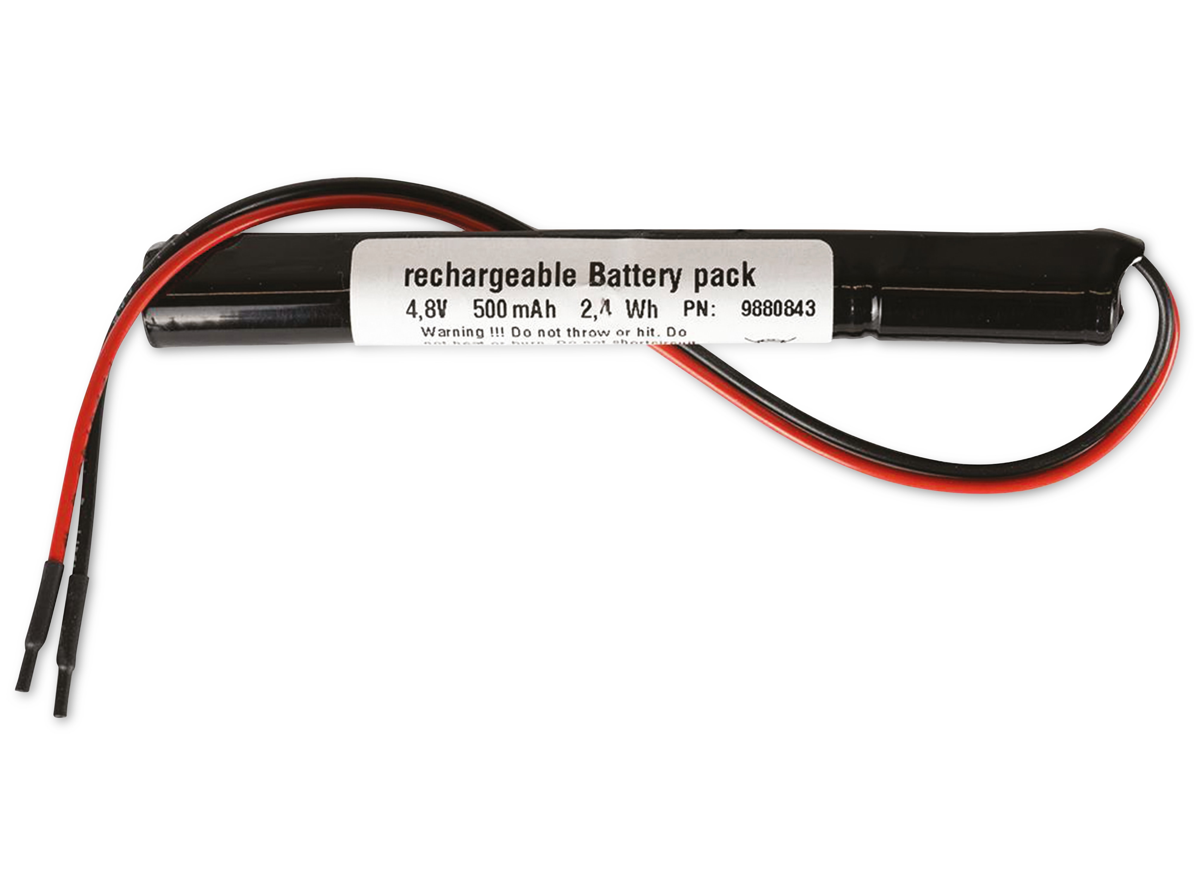 Q-BATTERIES Akku-Pack, 4,8 V, 500mAh