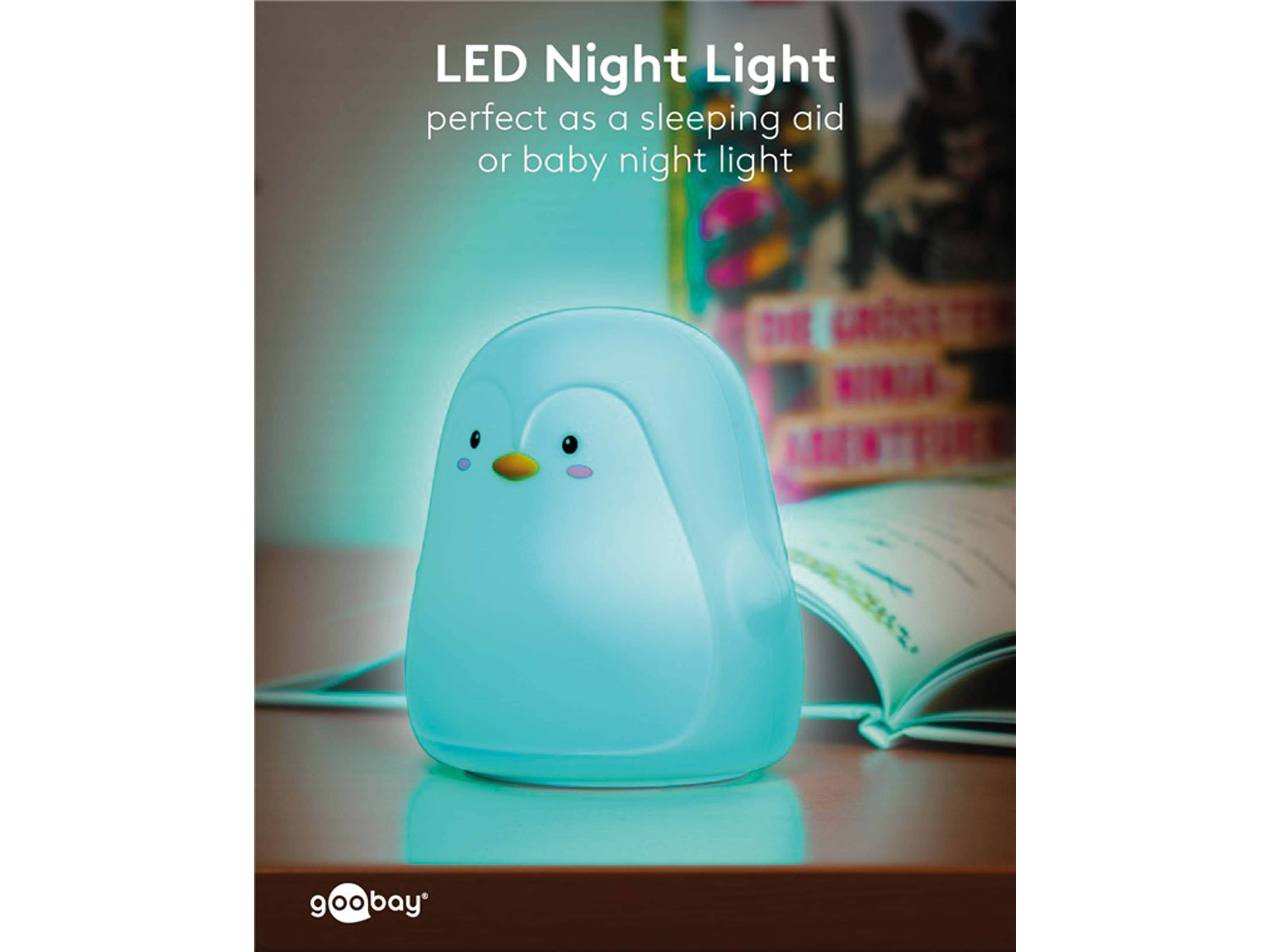 GOOBAY LED-Nachtlicht "Pinguin"