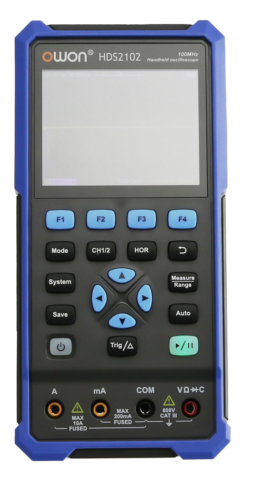 OWON LCD-Oszilloskop mit Multimeter, HDS2102, 2-Kanal, 100 MHz