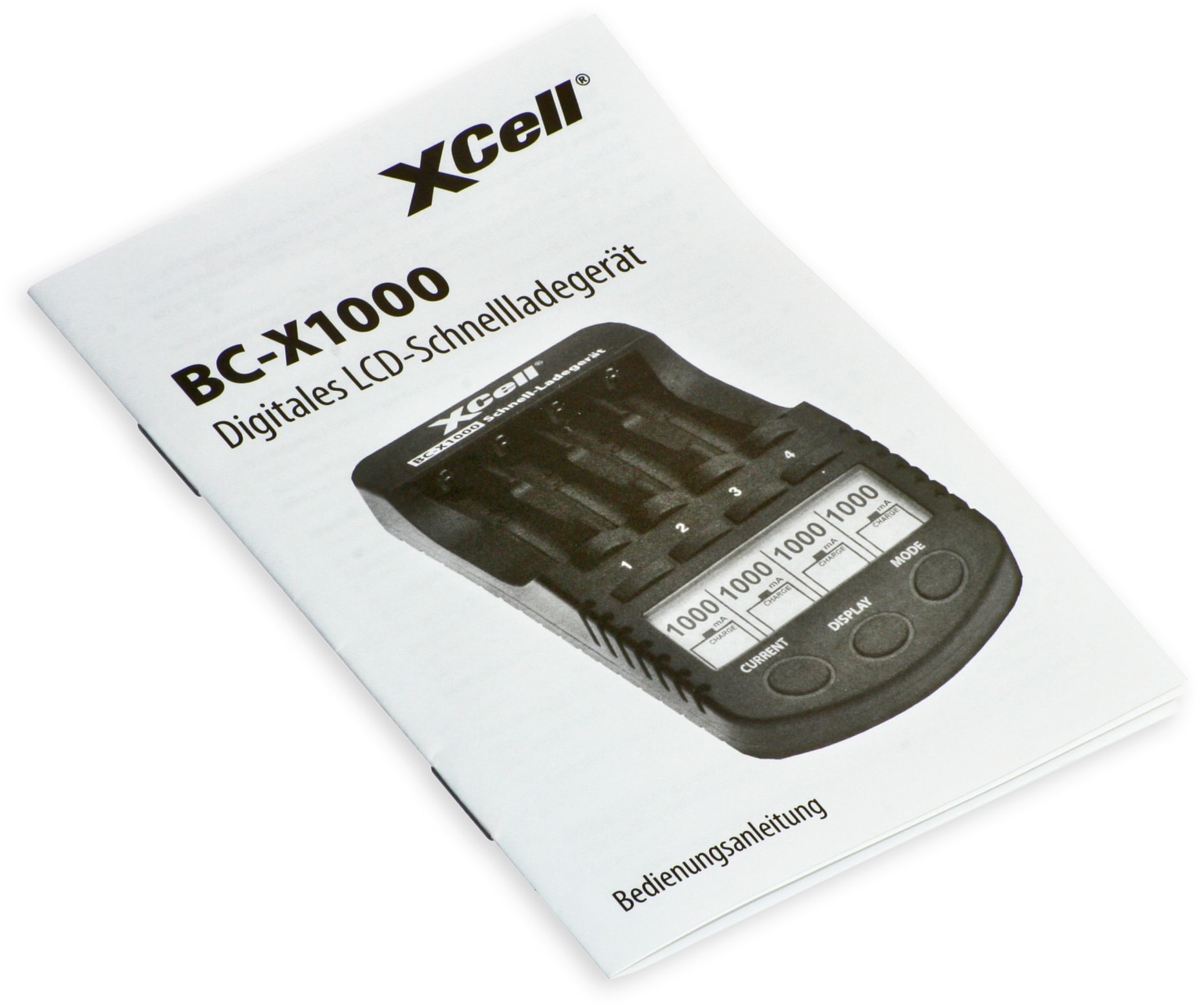 XCELL Ladegerät BC-X1000, mit LCD-Display