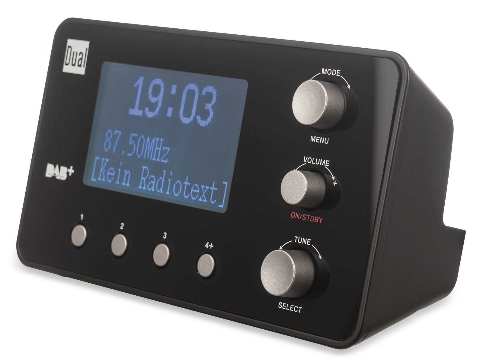 Dual DAB+/UKW Radiowecker DAB CR 25.1, schwarz