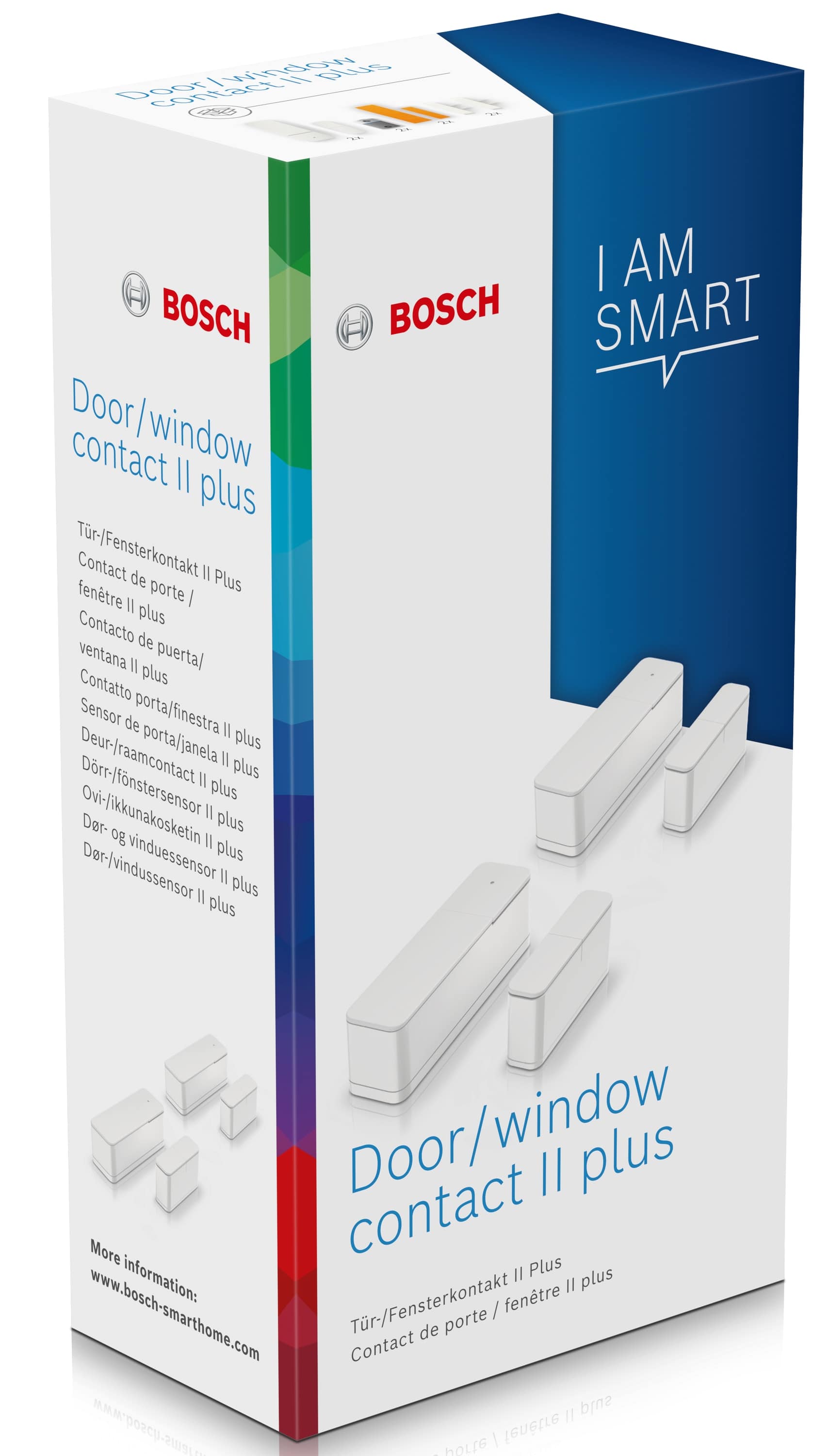 BOSCH Tür-/Fensterkontakt 8750002108 Plus, 2 Stück, weiß