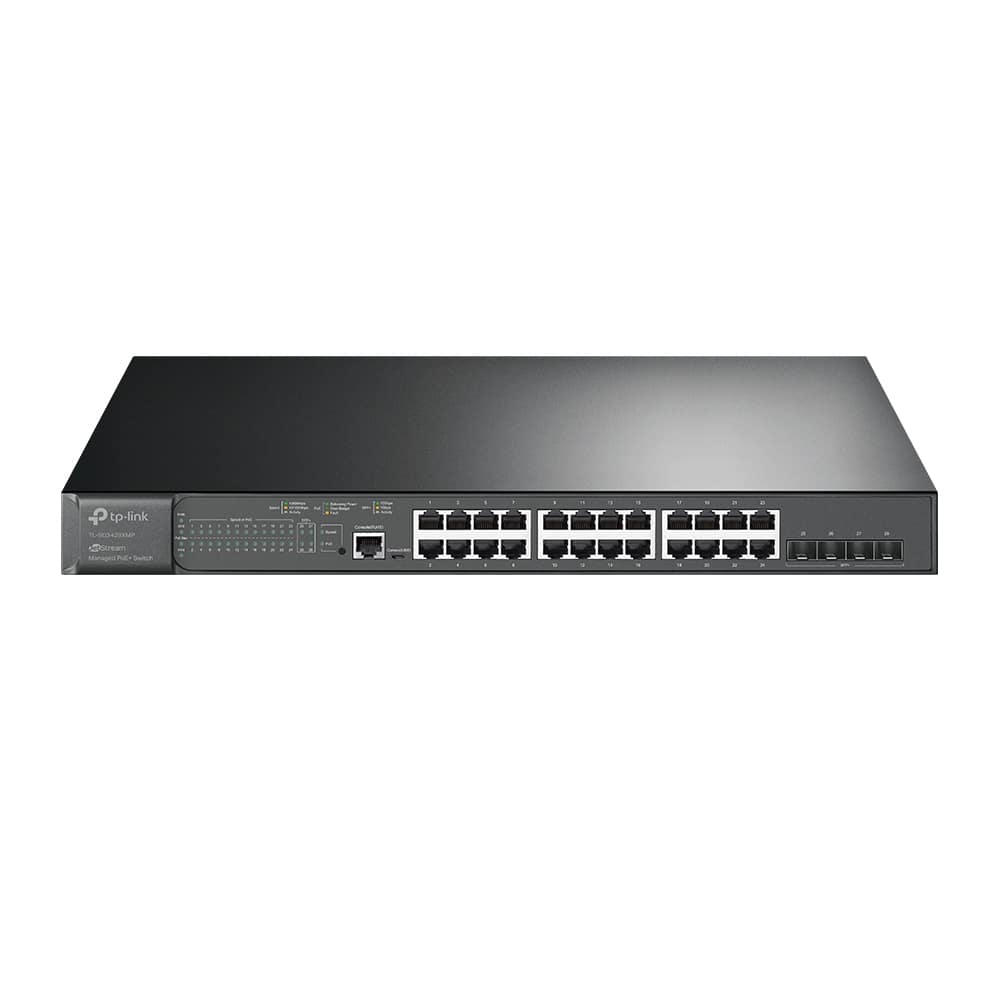 TP-LINK Switch TL-SG3428XMP, 24x GE, JetStream