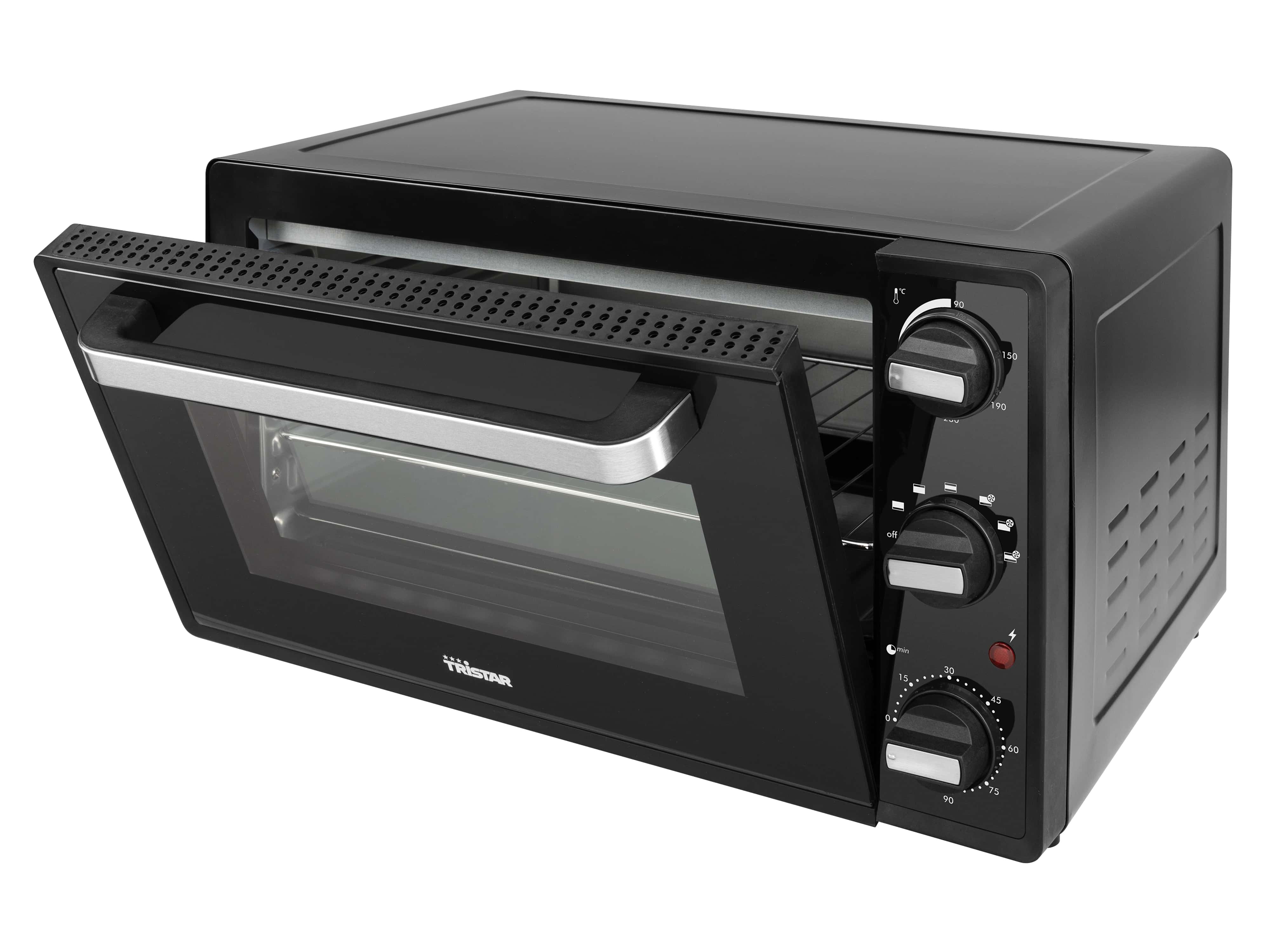 TRISTAR Mini-Backofen OV-3630, 38, L, 2000 W, Heißluft, schwarz 