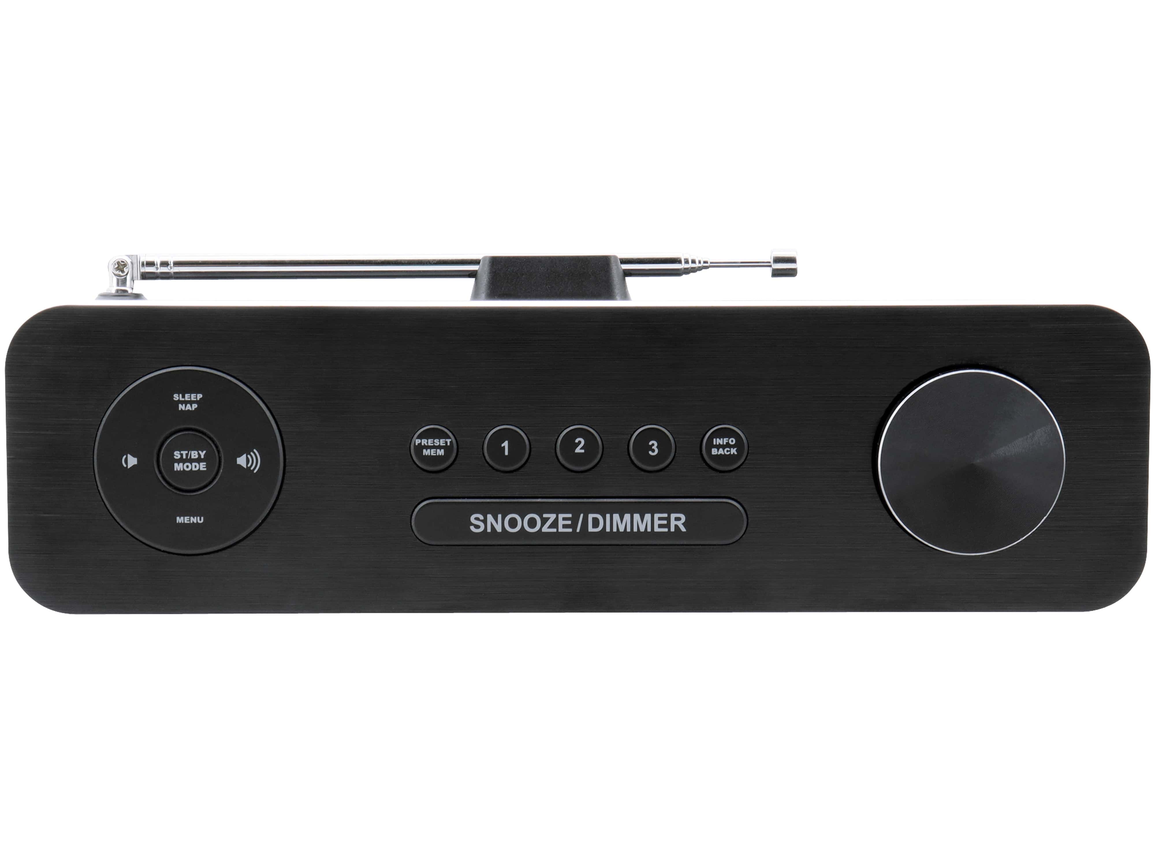 SOUNDMASTER DAB+/UKW Radio DAB700SW, USB, SD, MP3, Bluetooth, schwarz