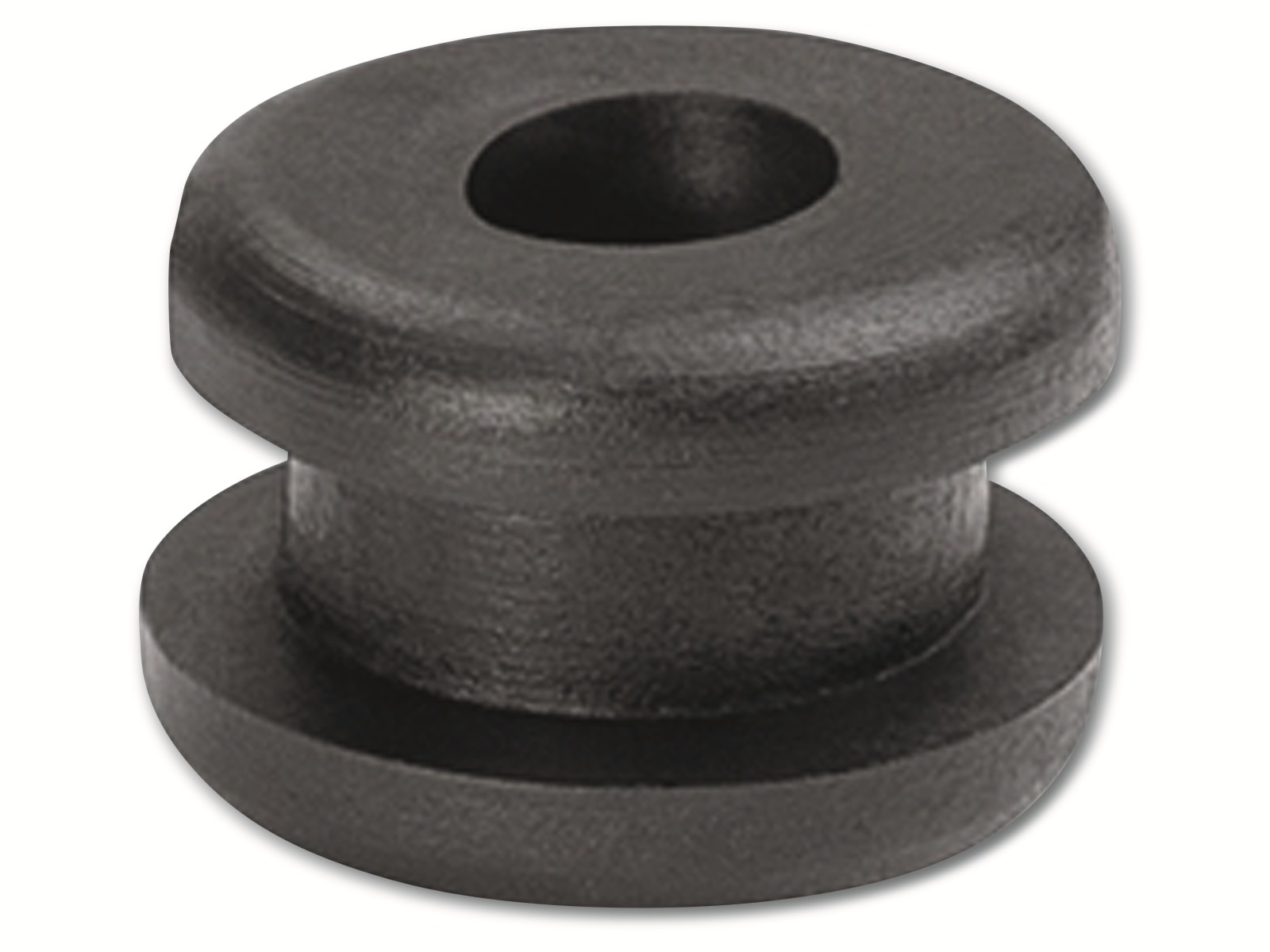 HELLERMANNTYTON Durchführungstülle, 633-02180, Schwarz, PVC, ∅ 6 mm, 1 Stück