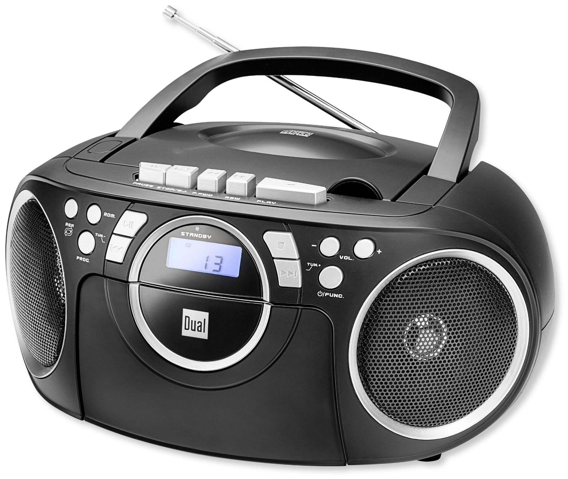 Dual CD-Player P70, schwarz, Kassette