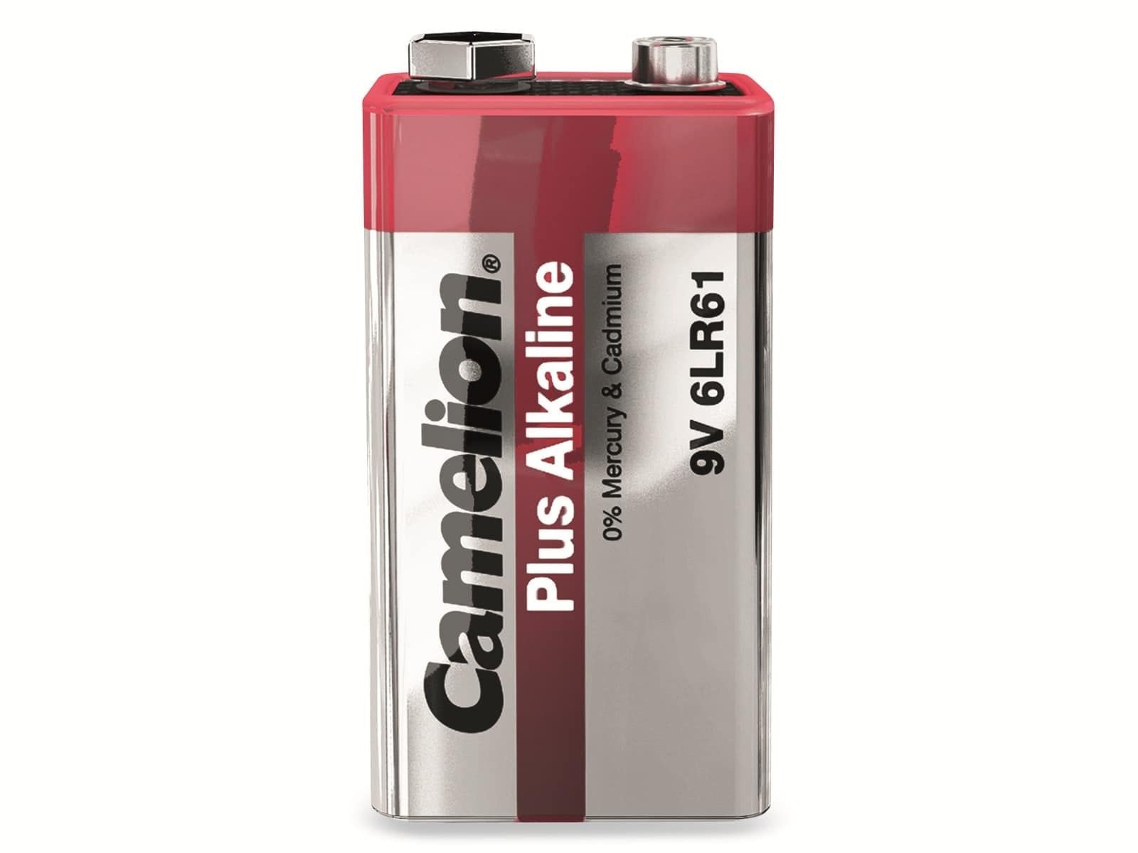 CAMELION 9V-Blockbatterie, Plus Alkaline, 6 Stück