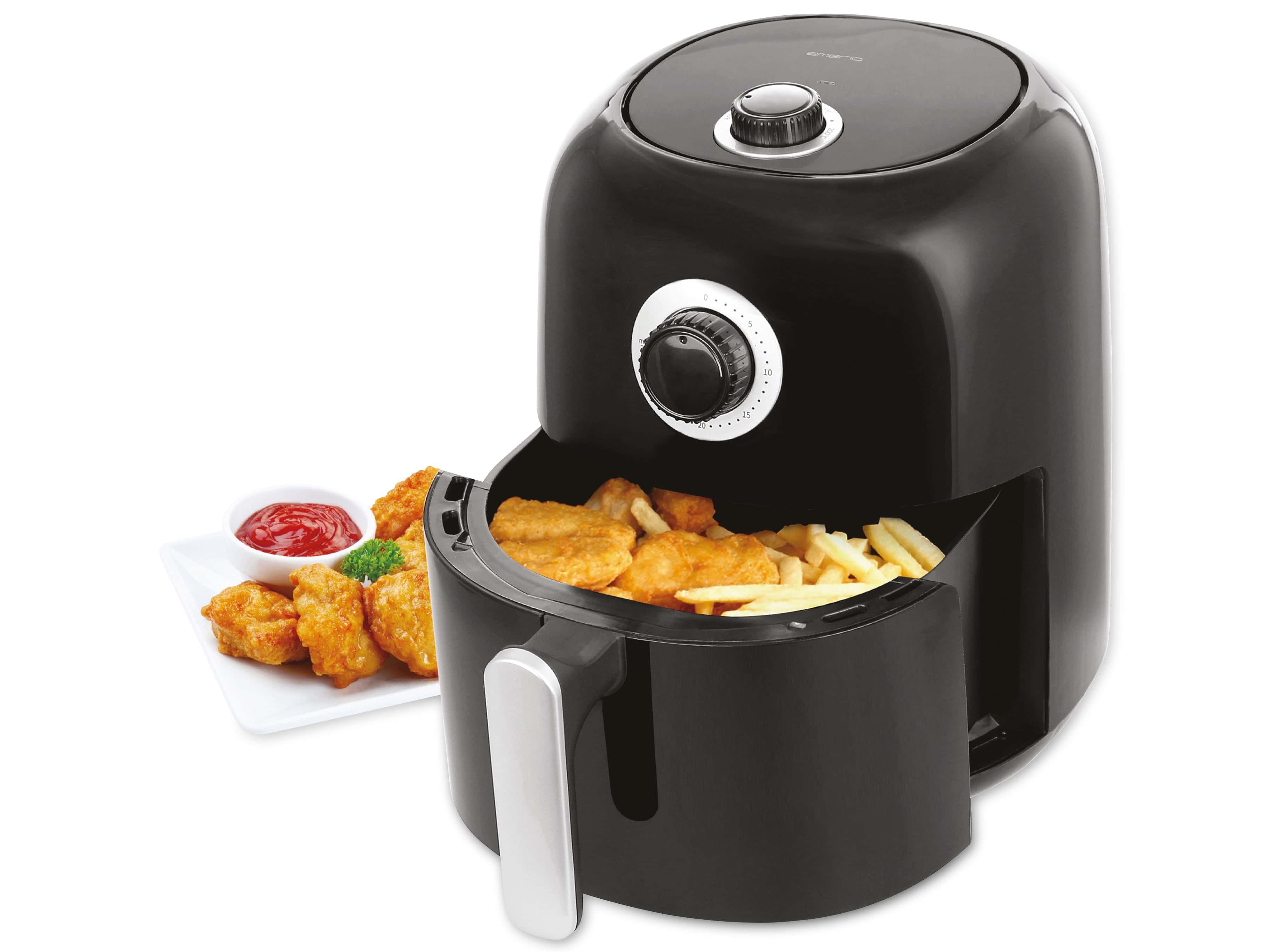 EMERIO Heißluftfritteuse AF-125770, 3,2 L, 1450 W