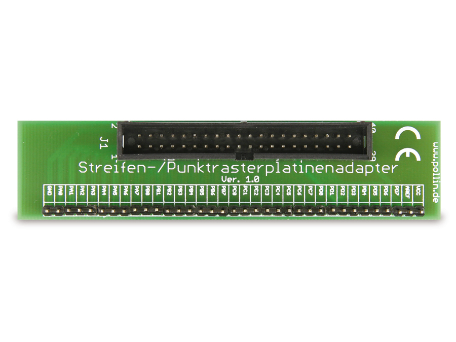 Bausatz Streifen-/Punktrasterplatinen-Adapter