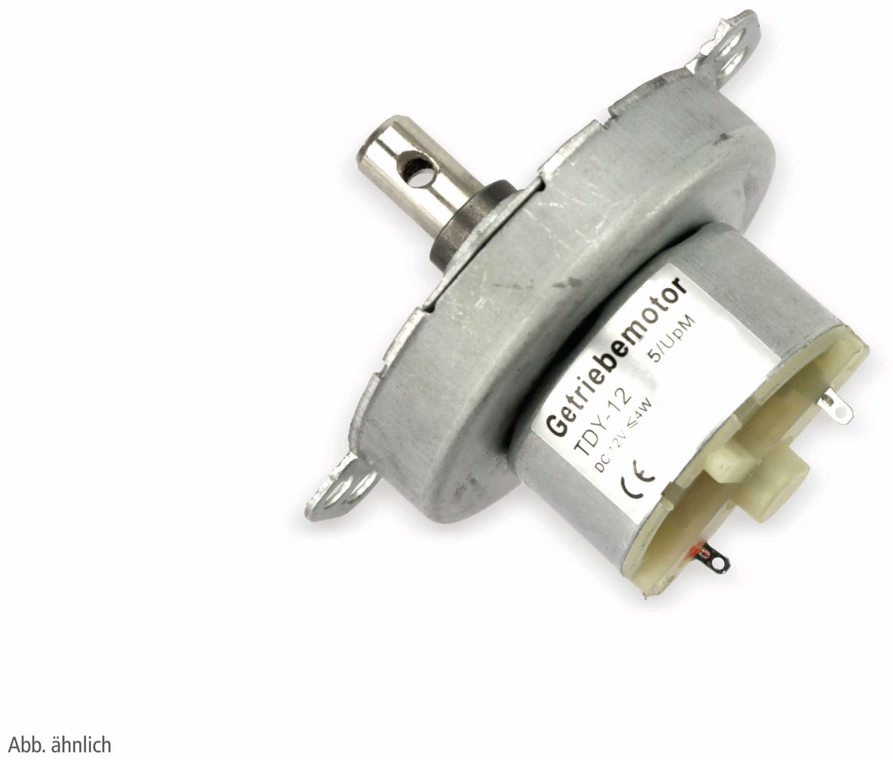 Gleichstrom-Getriebemotor TDY-12, 12 V-, 0,18 A, 30 U/min