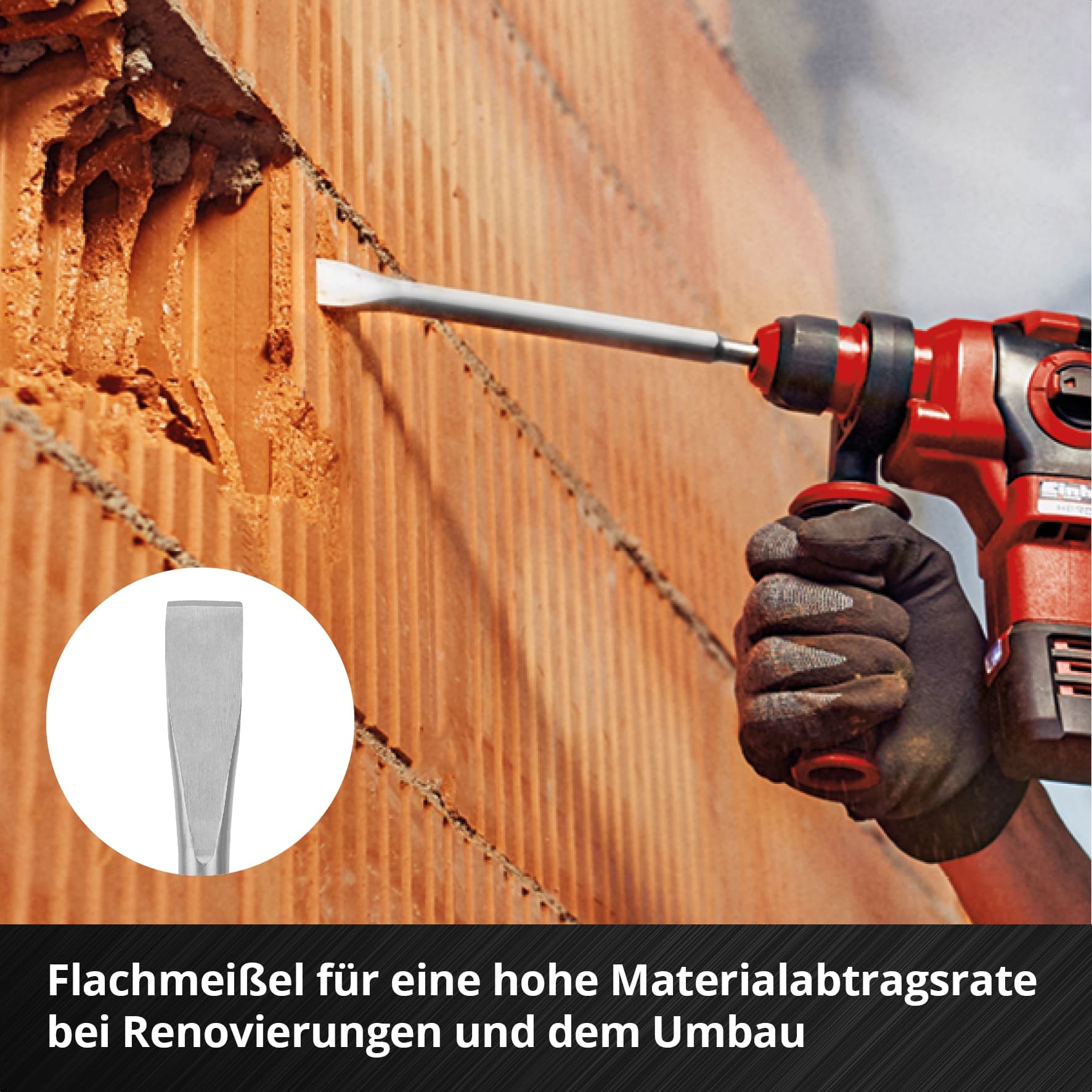 EINHELL SDS-Plus Meißel-Set 247200, 250 mm, 3-teilig