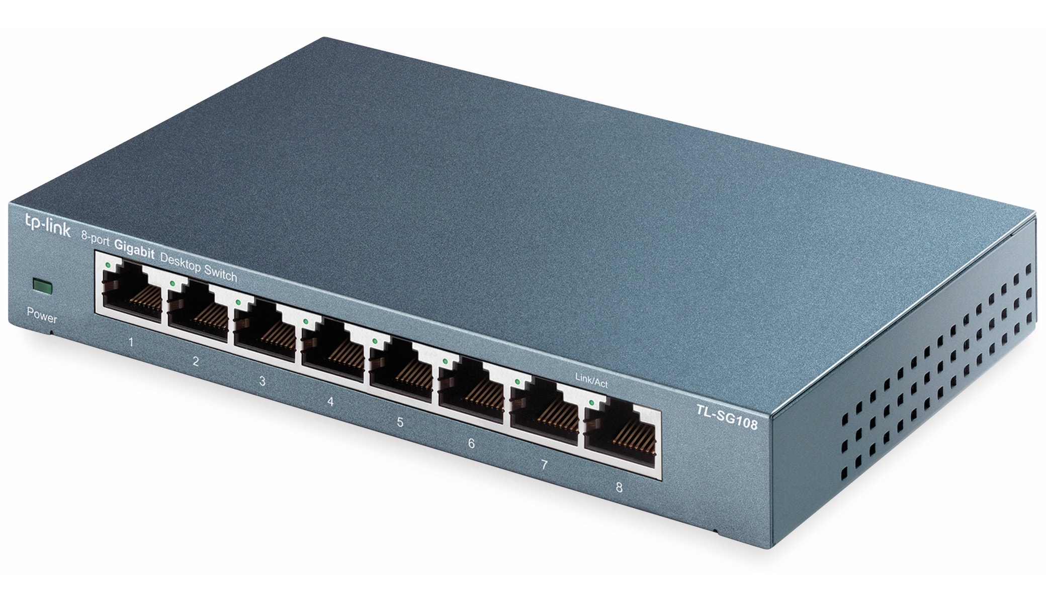 TP-LINK Gigabit Netzwerk-Switch TL-SG108, 8-Port