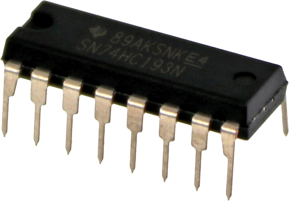 TEXAS INSTRUMENTS, SN74HC193N, DIP16