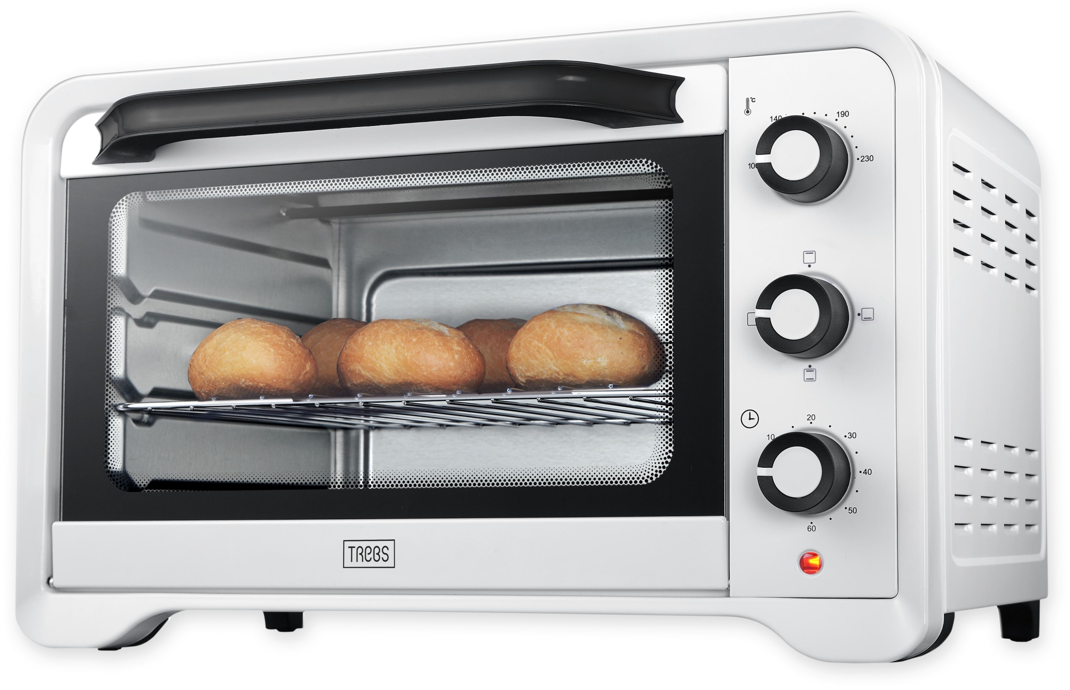 Trebs Mini-Backofen 99357, 28 Liter, 1600 W