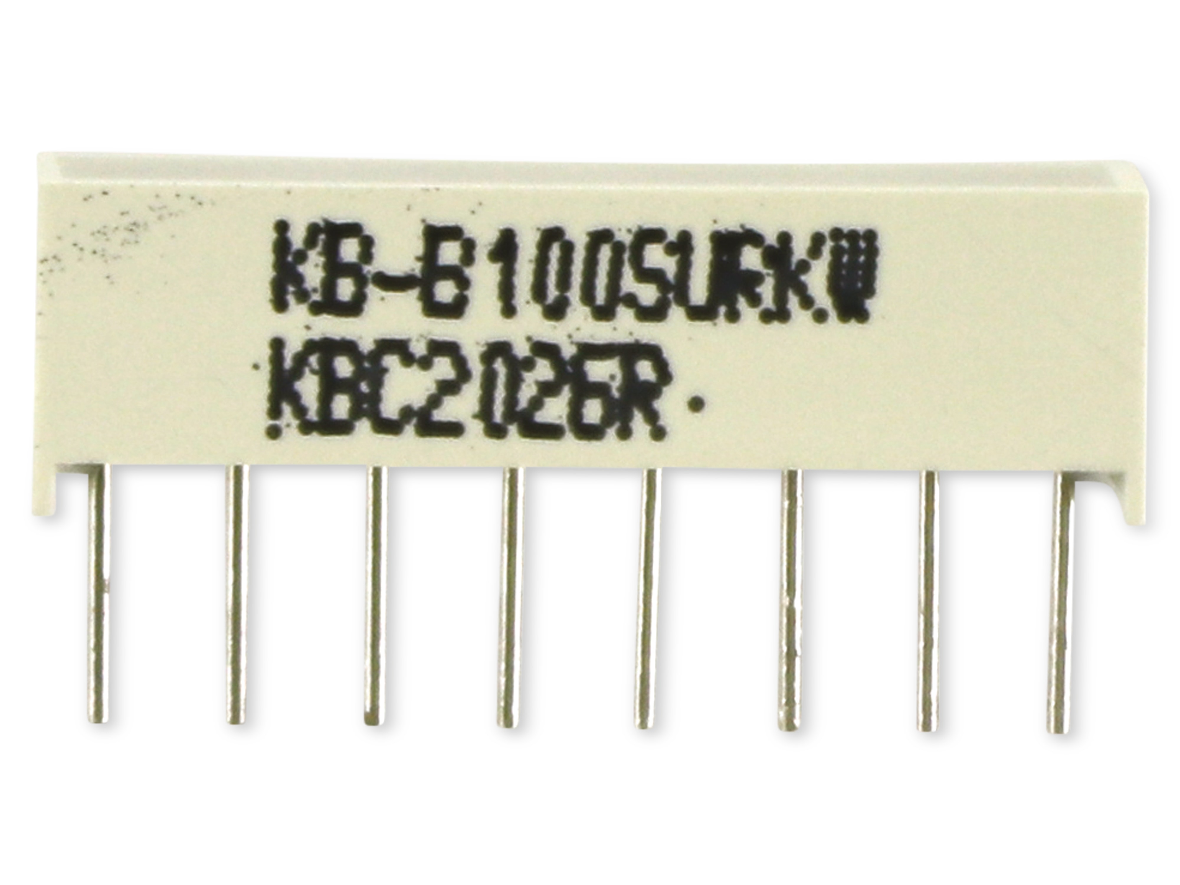 KINGBRIGHT Lichtbalken, KB-B100SURKW, Rot, 100 mcd, 630 nm, 4.9 x 20 x 6.1mm