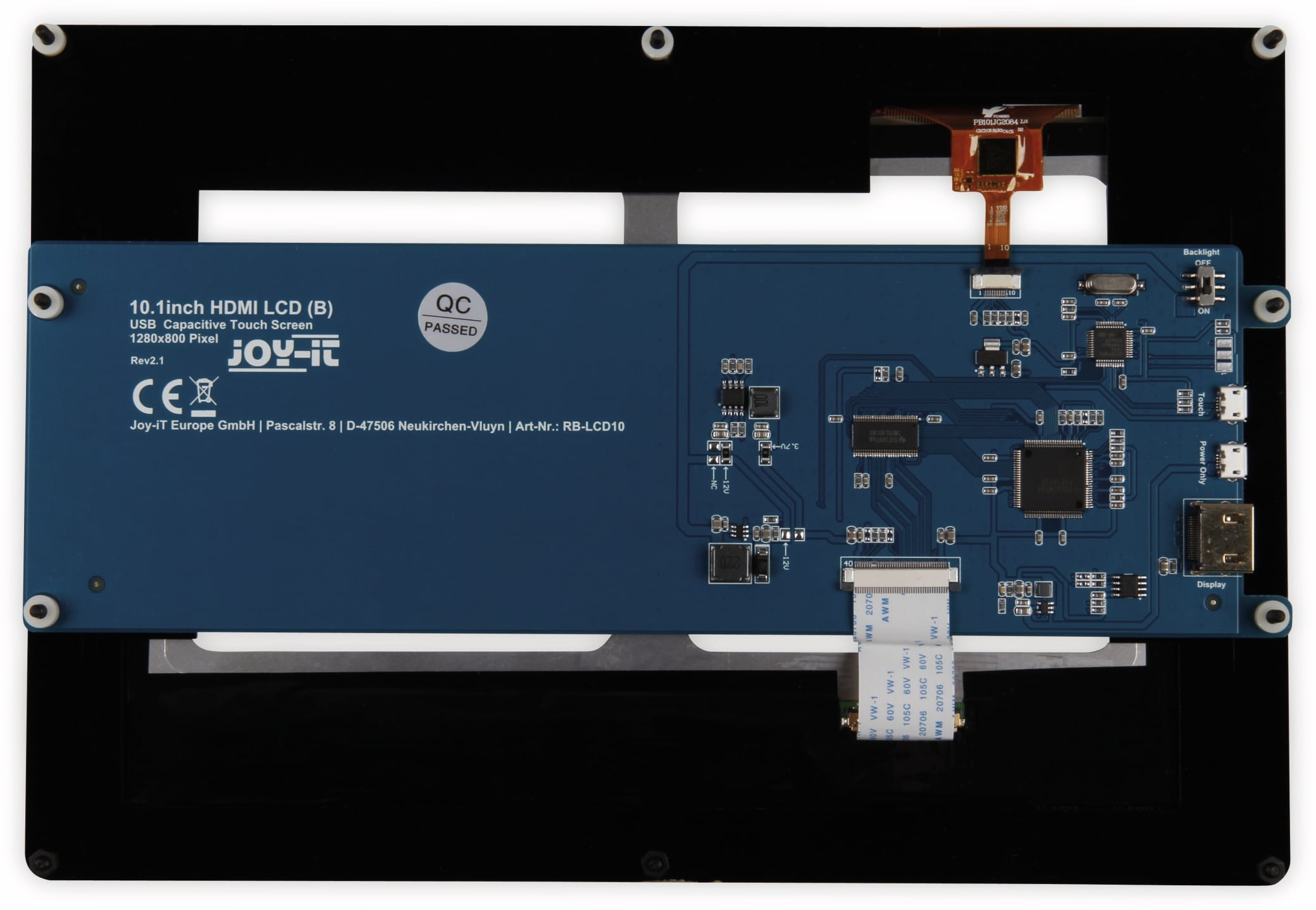 JOY-IT 10.1“ Touchscreen Display für Raspberry Pi 