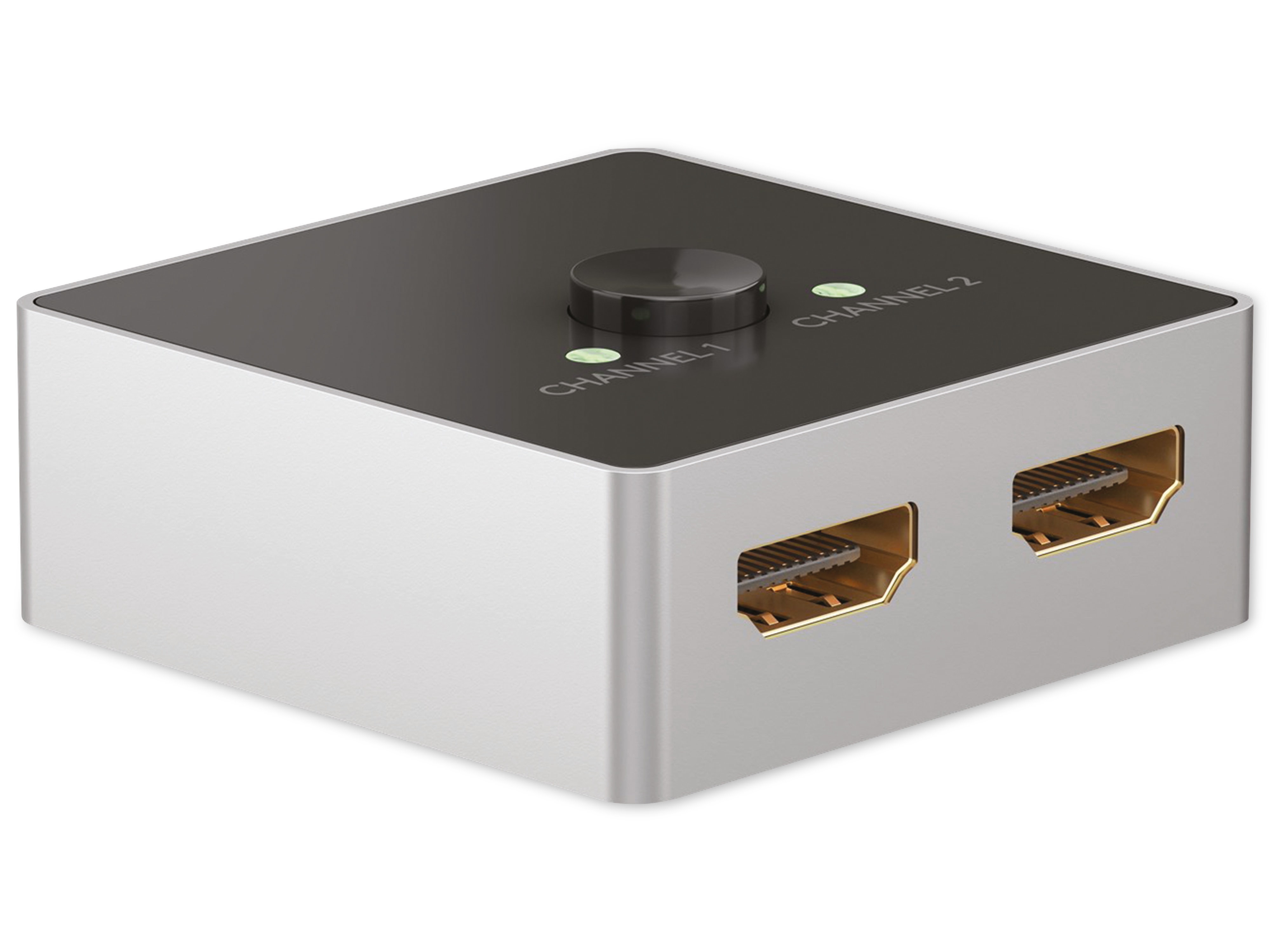 GOOBAY Manuelle HDMI-Umschaltbox 2 auf 1, 4K, 60 Hz