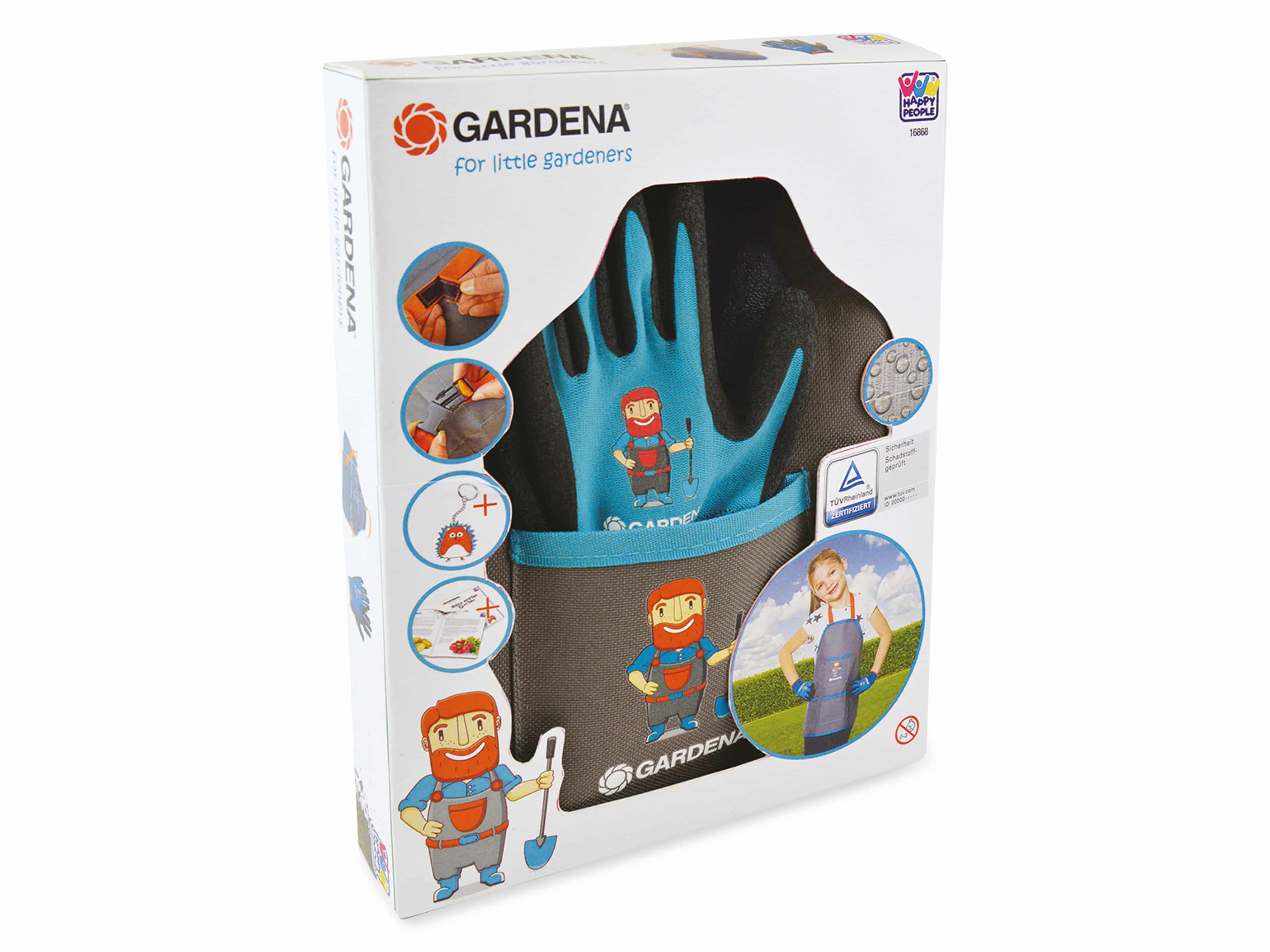 GARDENA FOR LITTLE GARDENERS Garten-Set, 4-teilig, für Kinder, wasser- und schmutzabweisend