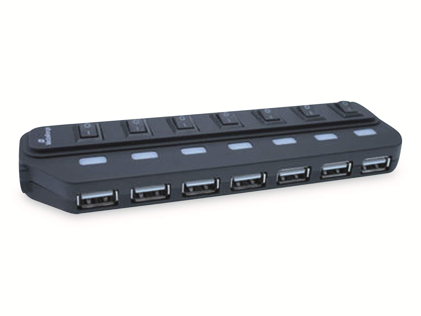 MEDIARANGE USB2.0 Hub MRCS504, 7-ports