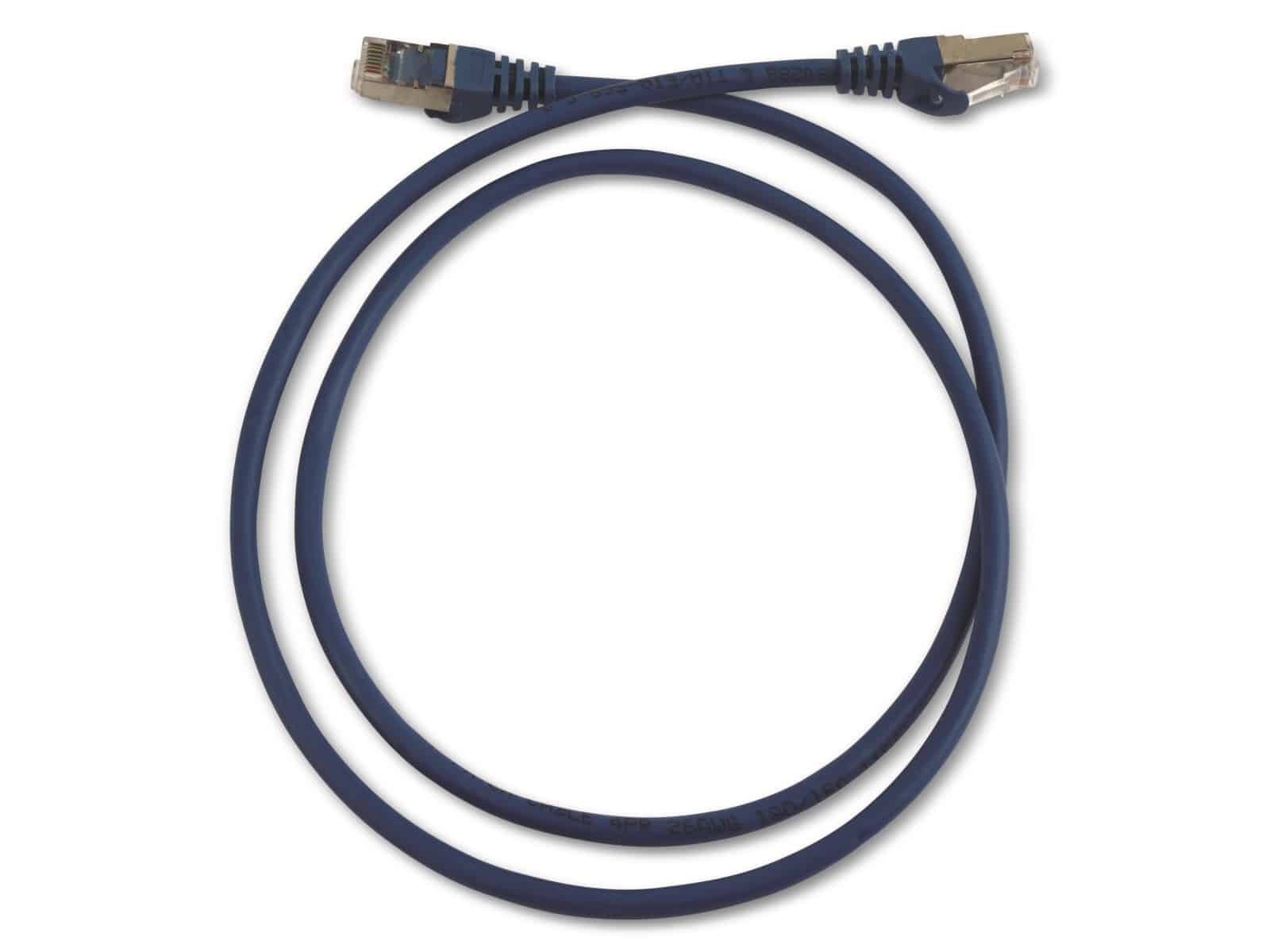 EQUIP CAT.5e Patchkabel, 1,0m, blau, 8P8C, F/UTP