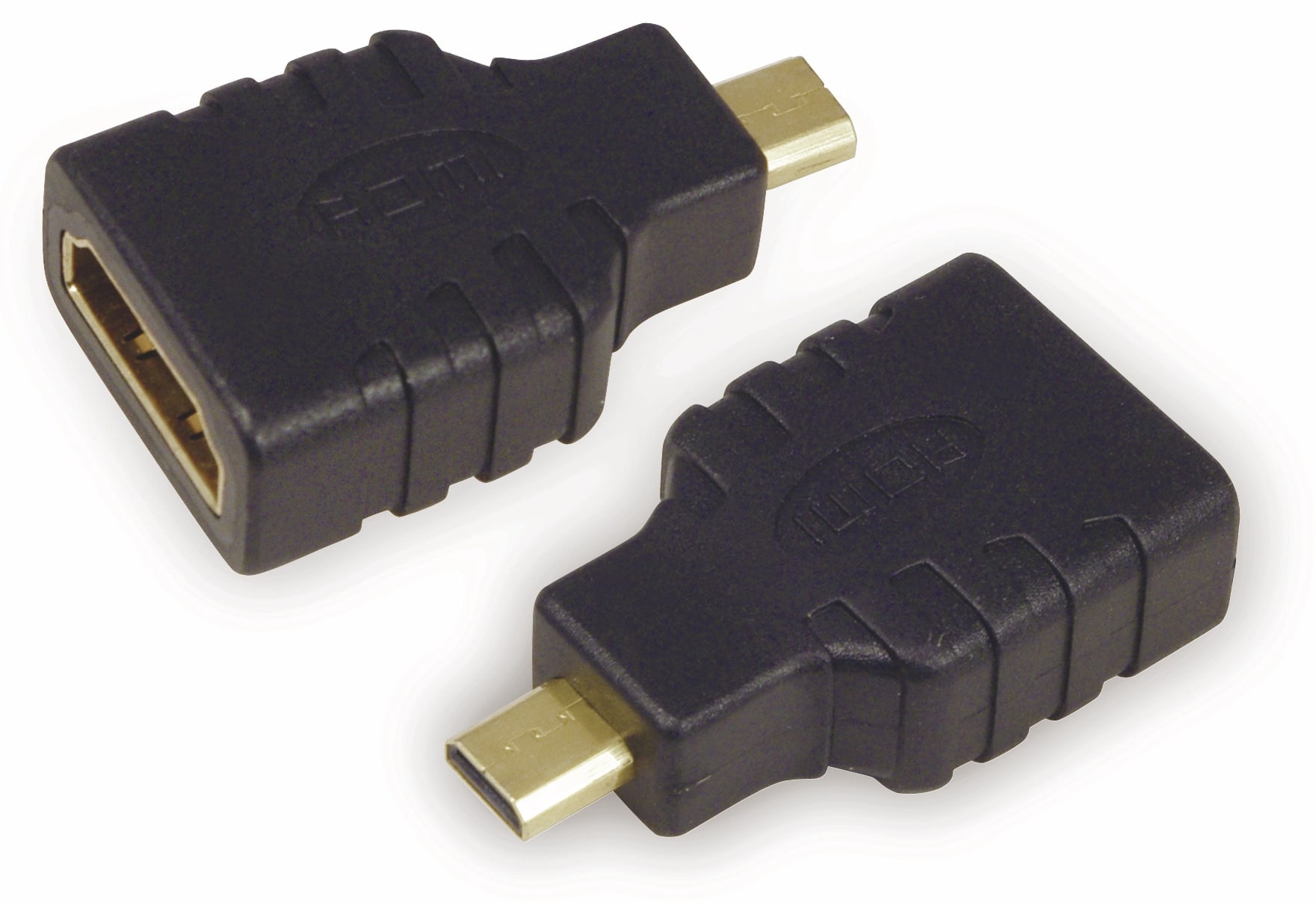 S-IMPULS HDMI-Adapter, Typ A Buchse/Typ D Stecker, schwarz