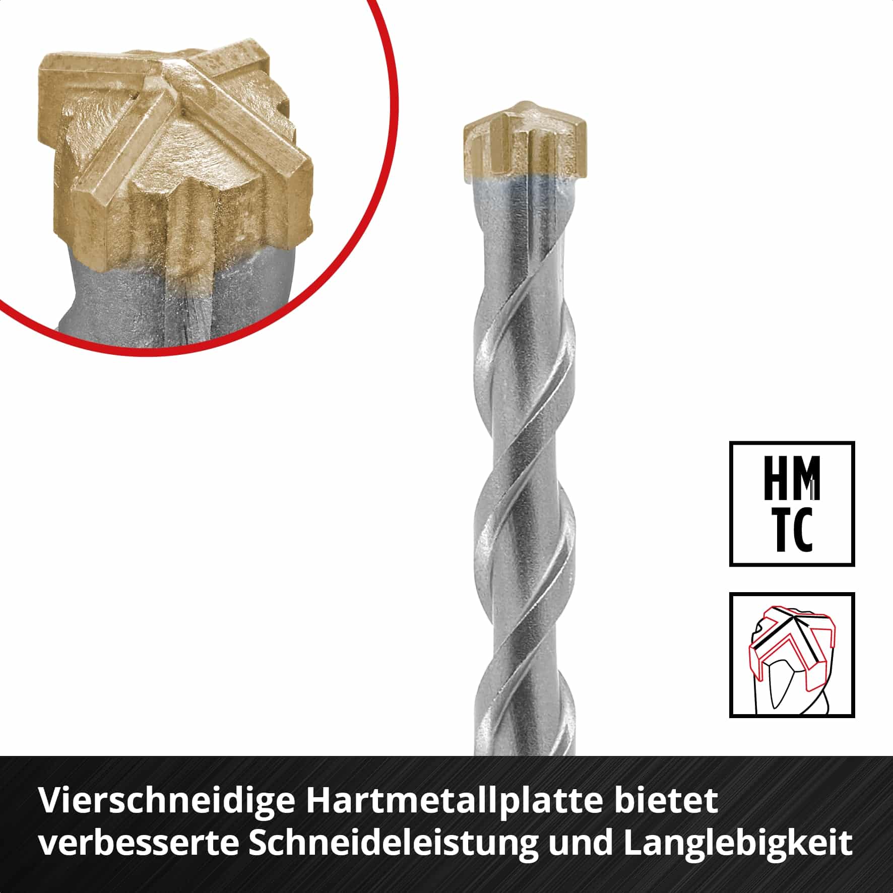 KWB SDS-Plus Hammerbohrer, 268312, 12x260 mm