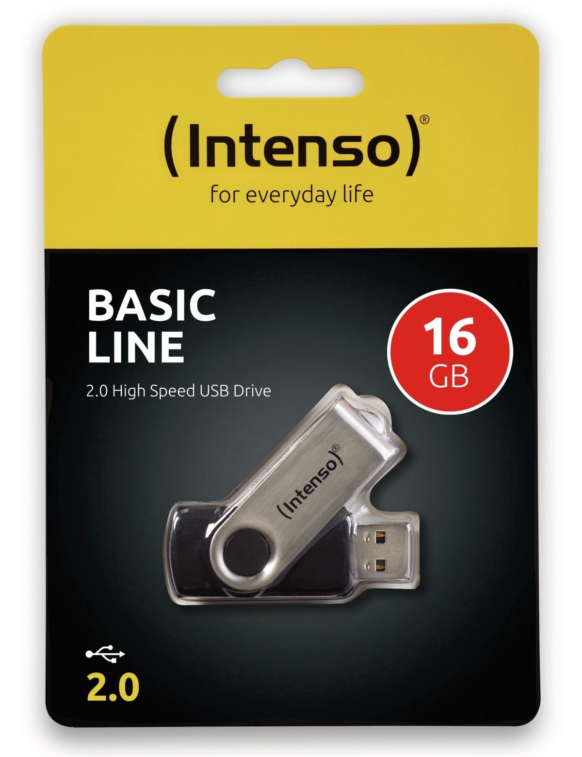 INTENSO USB-Speicherstick BasicLine, 16 GB