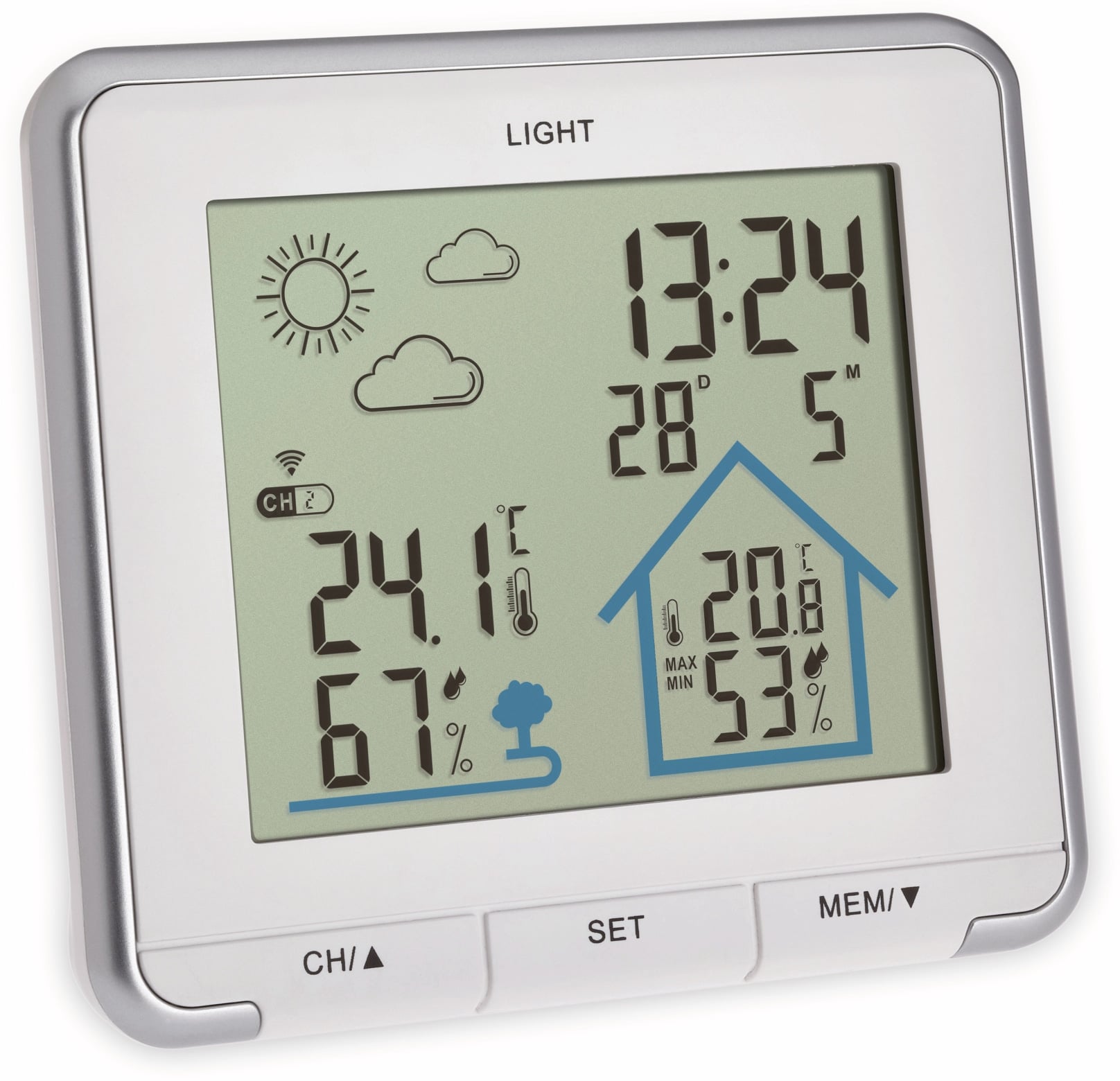 TFA Funk-Wetterstation Life, weiß, 35.1153.02