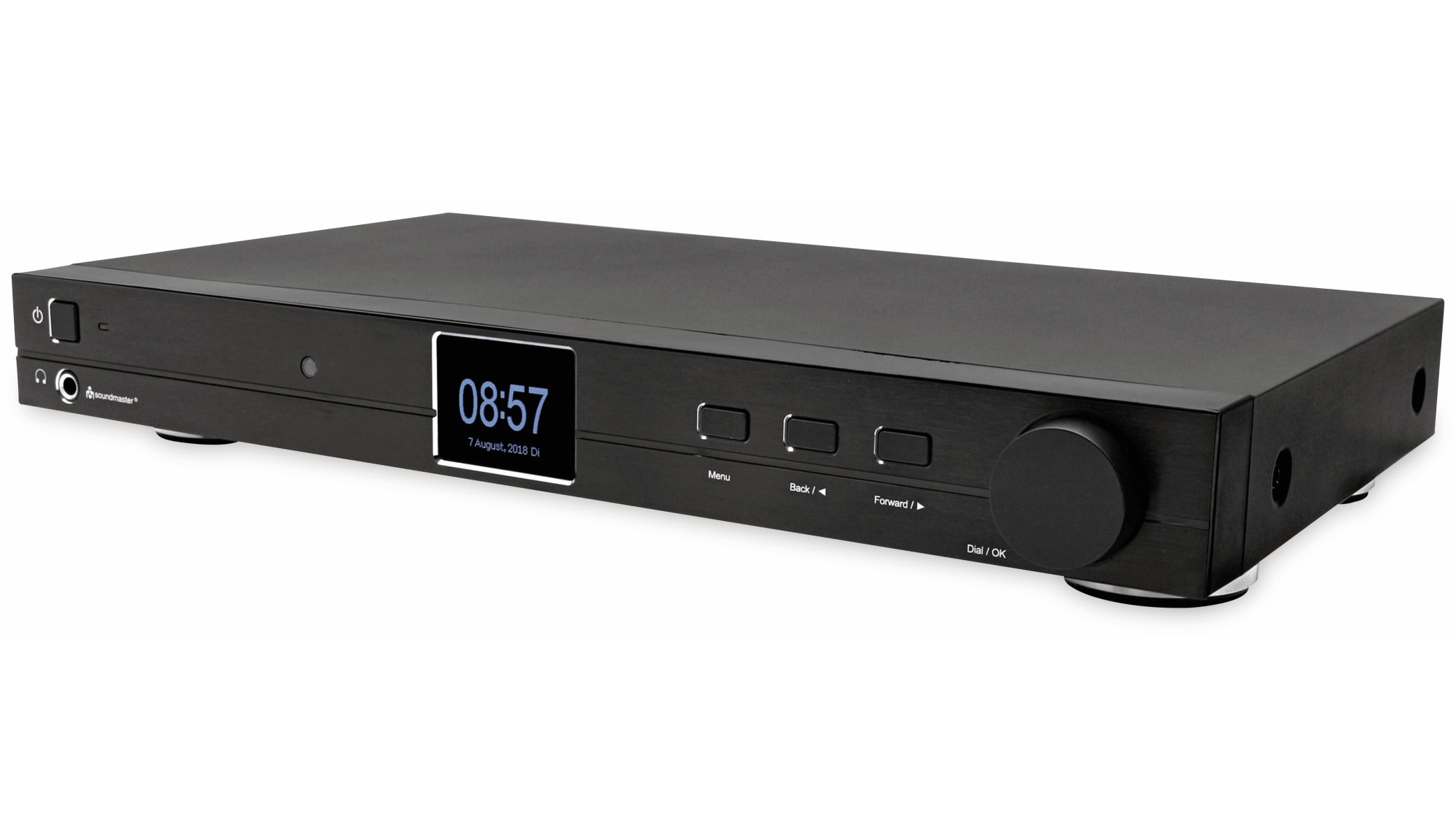 Soundmaster Hifi-Tuner IR45SW, DAB+, UKW, WiFi, Bluetooth, schwarz