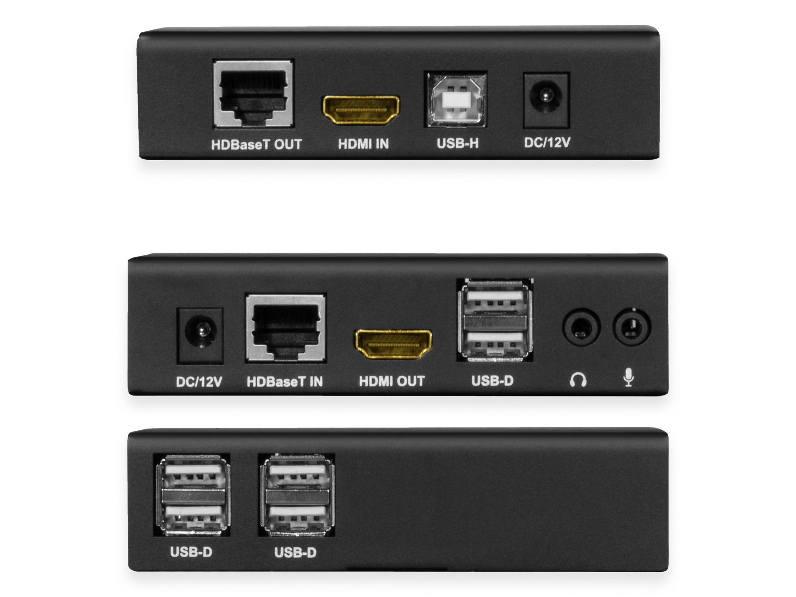 LOGILINK HDMI-HDBaseT-Extender-Set HD0029, 100 m, 6x USB-A, 4K/60 Hz