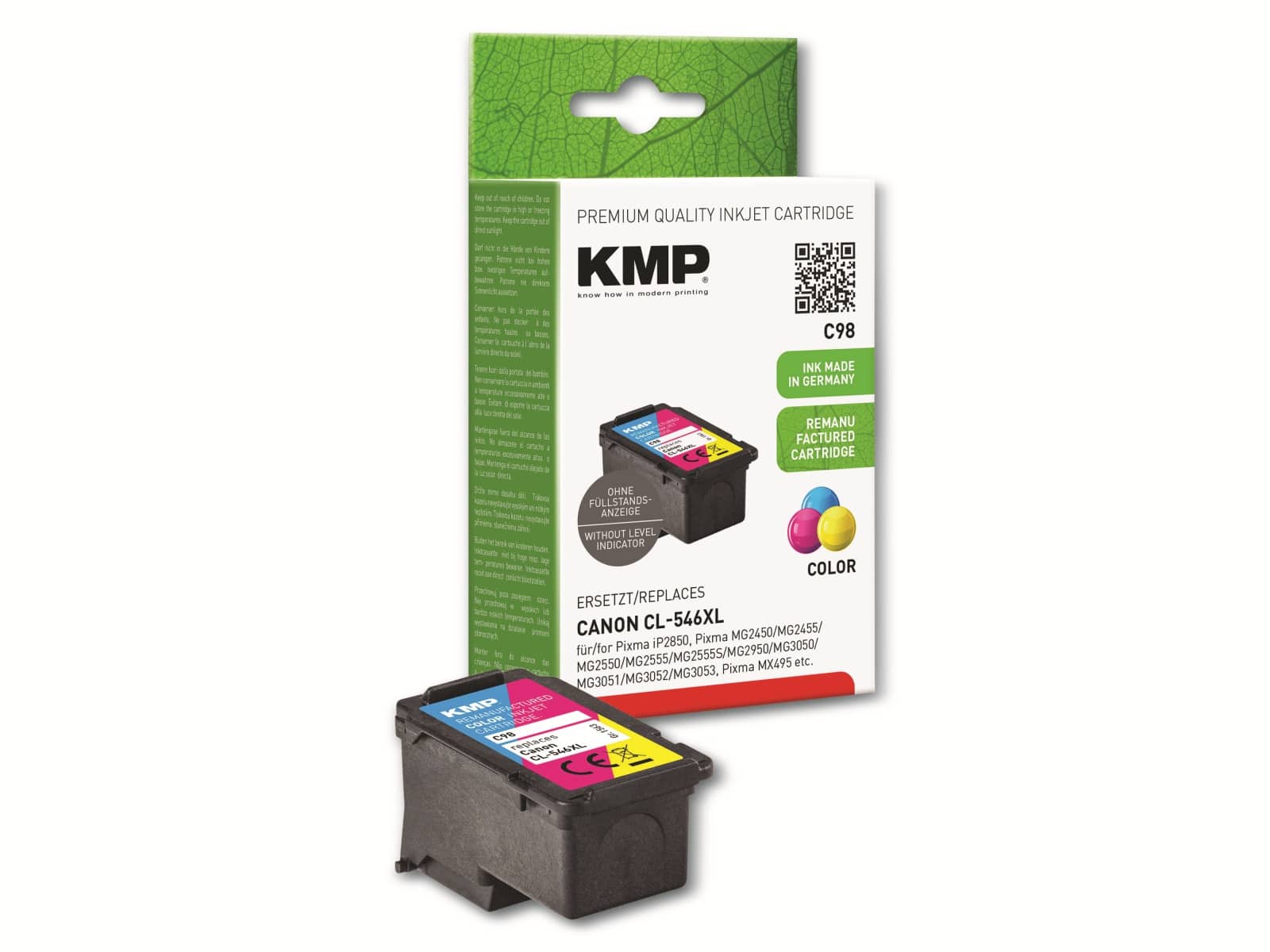 KMP Tintenpatrone C98, kompatibel zu CANON Pixma