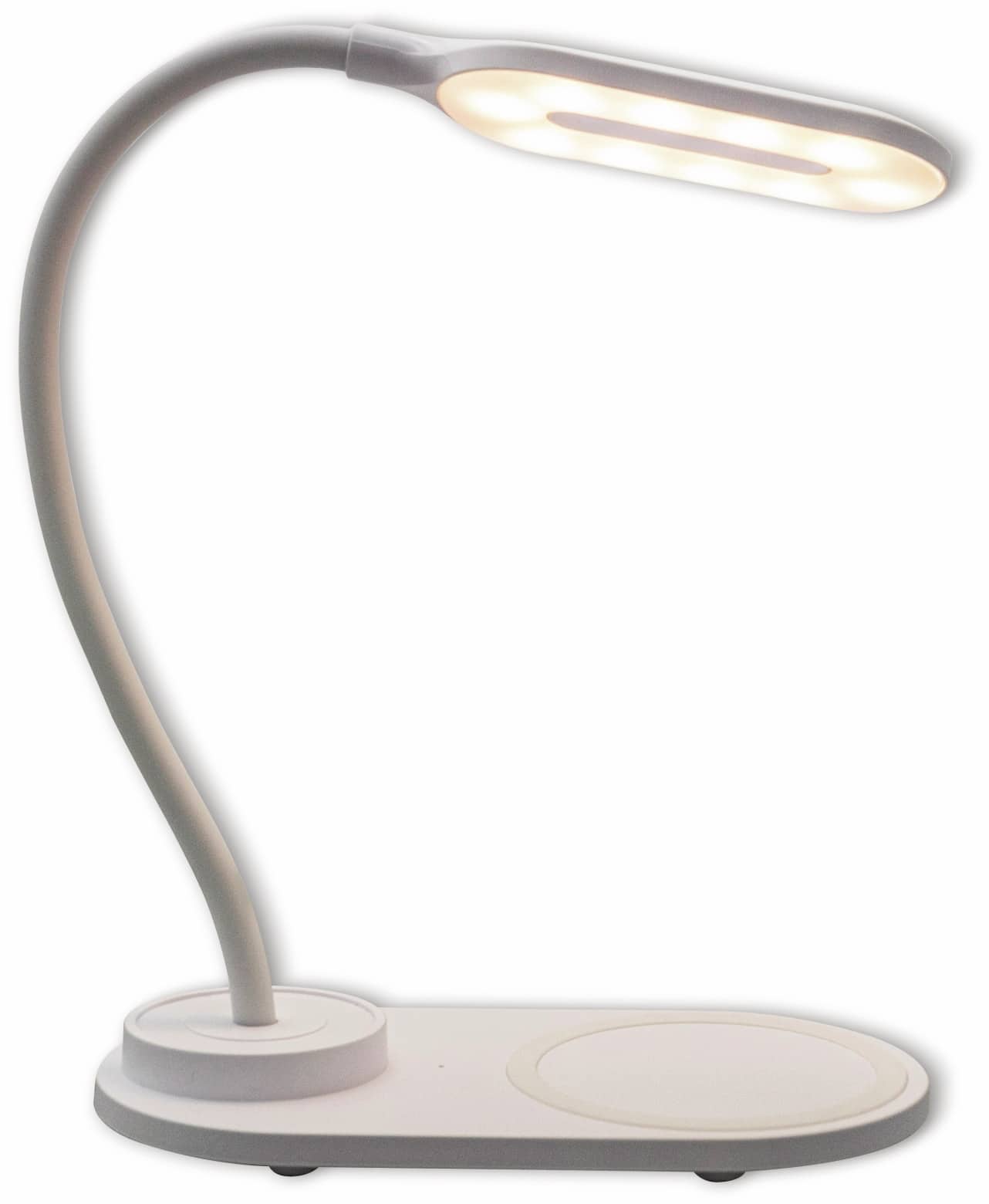 DENVER LED-Tischlampe LQI-55, 5 W, Induktions-Lader, 2700-6500K, weiß