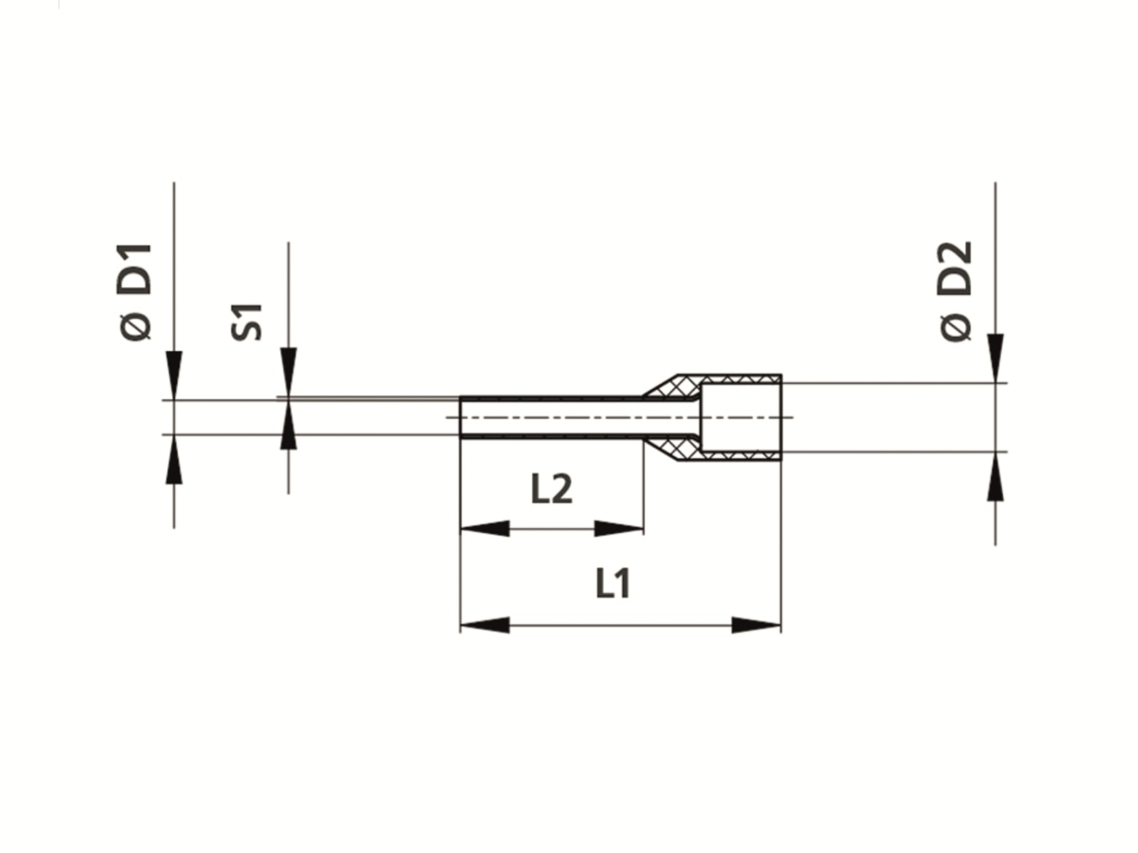 VOGT Aderendhülsen, 490912, isoliert,blau, Crimp, AWG 6, 16,0 mm², 100 Stück