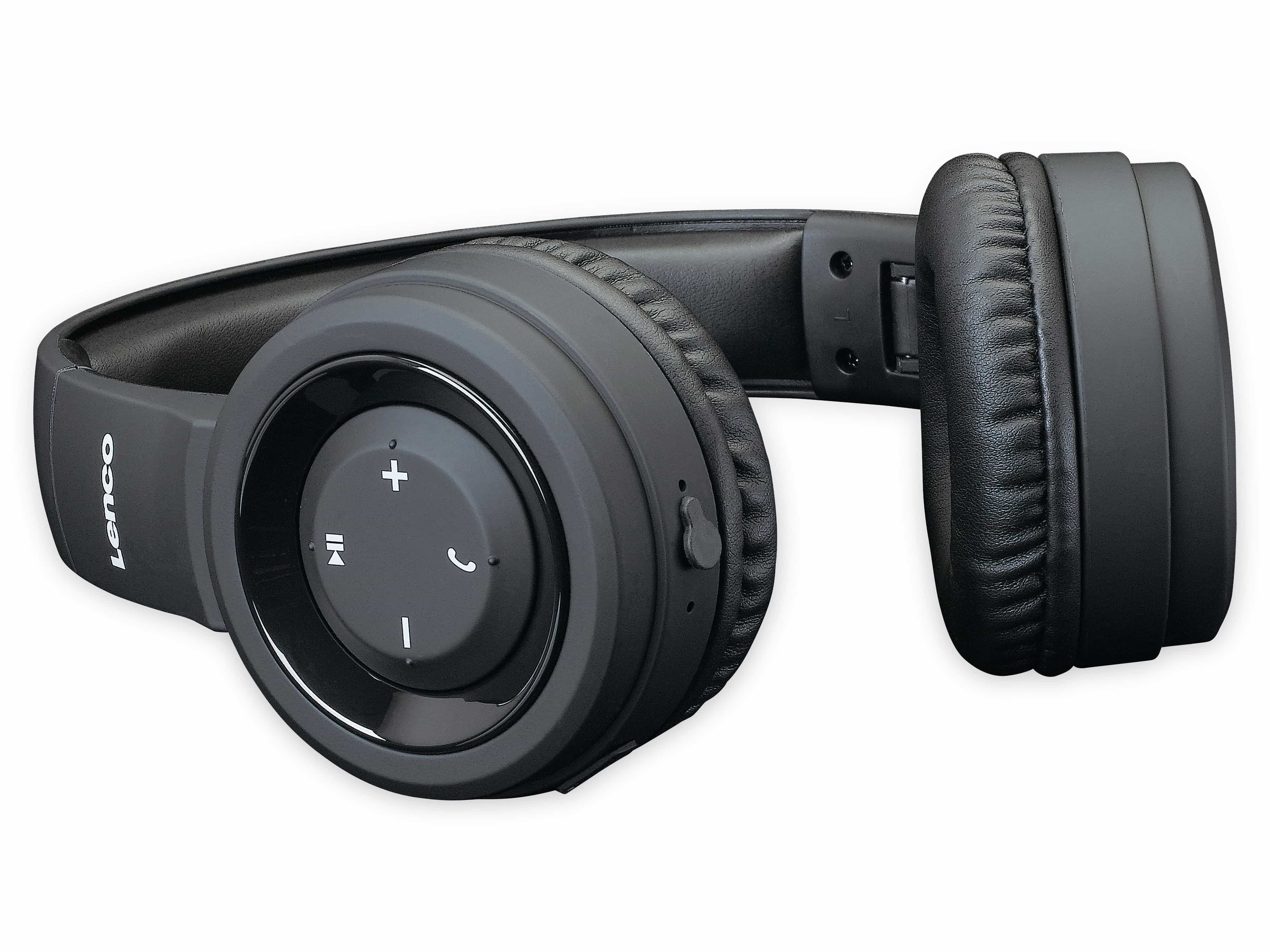 LENCO Over-Ear Kopfhörer HPB-330BK, schwarz